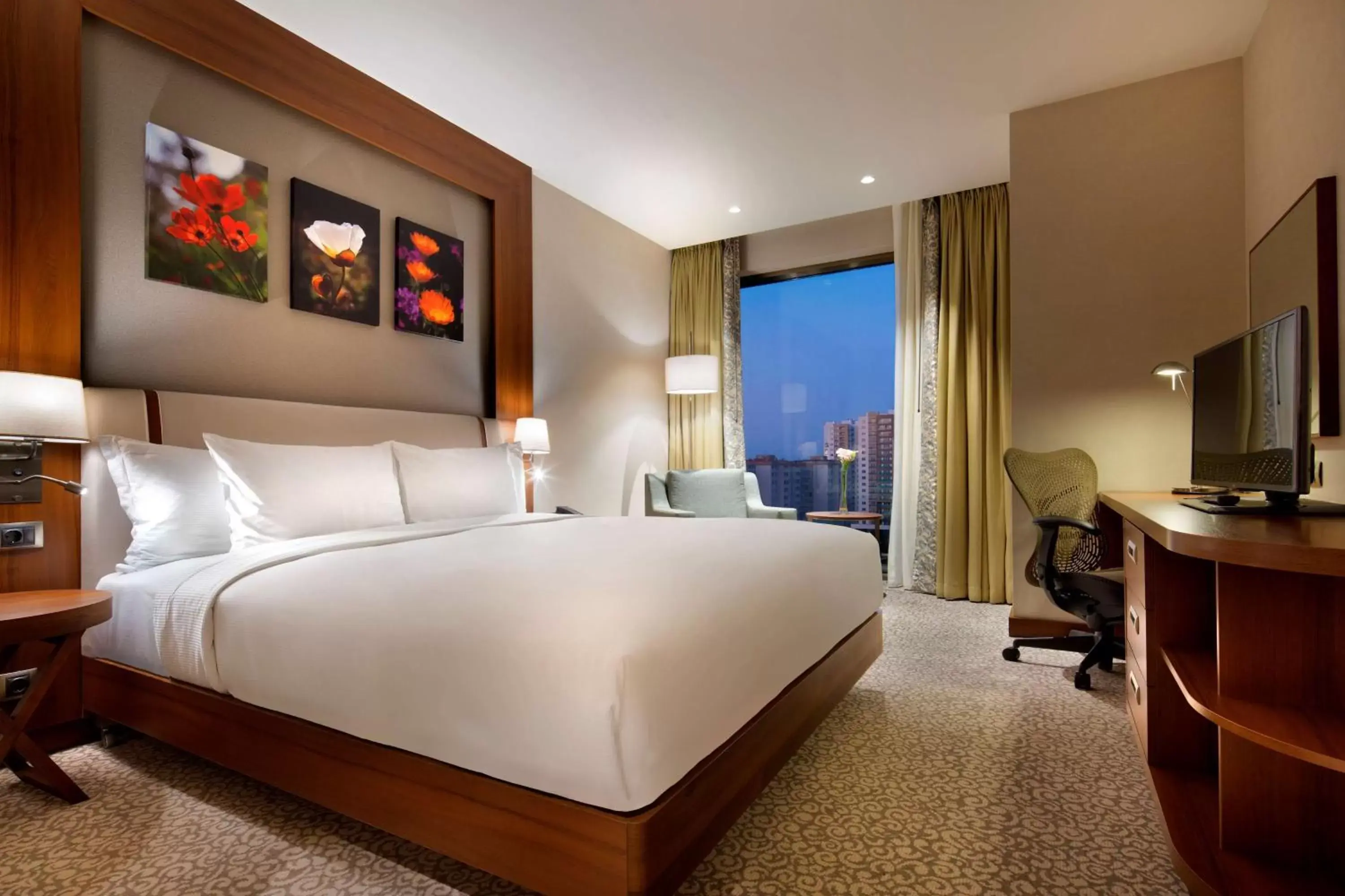Bed in Hilton Garden Inn Istanbul Beylikduzu