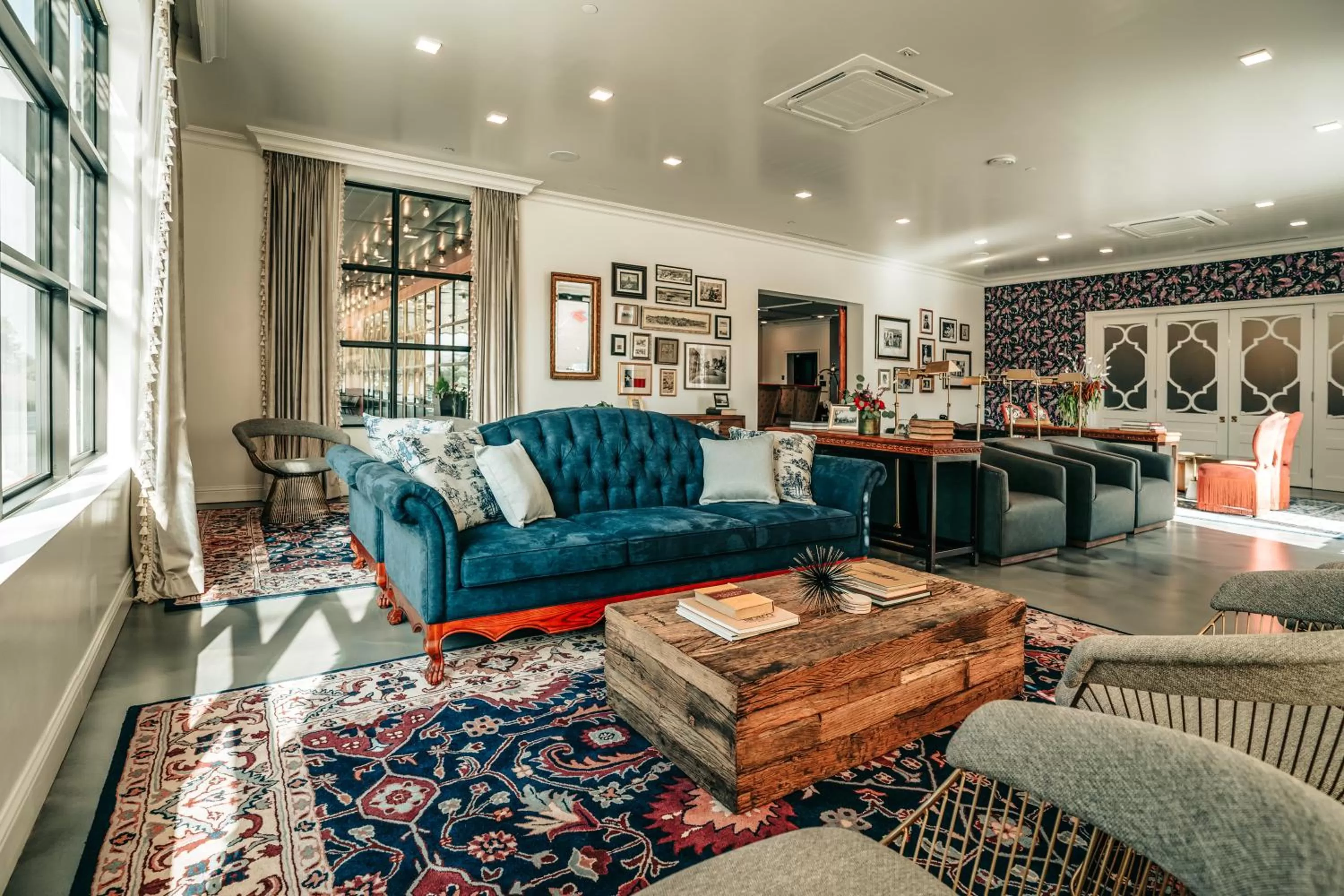 Seating area in Colton House Hotel