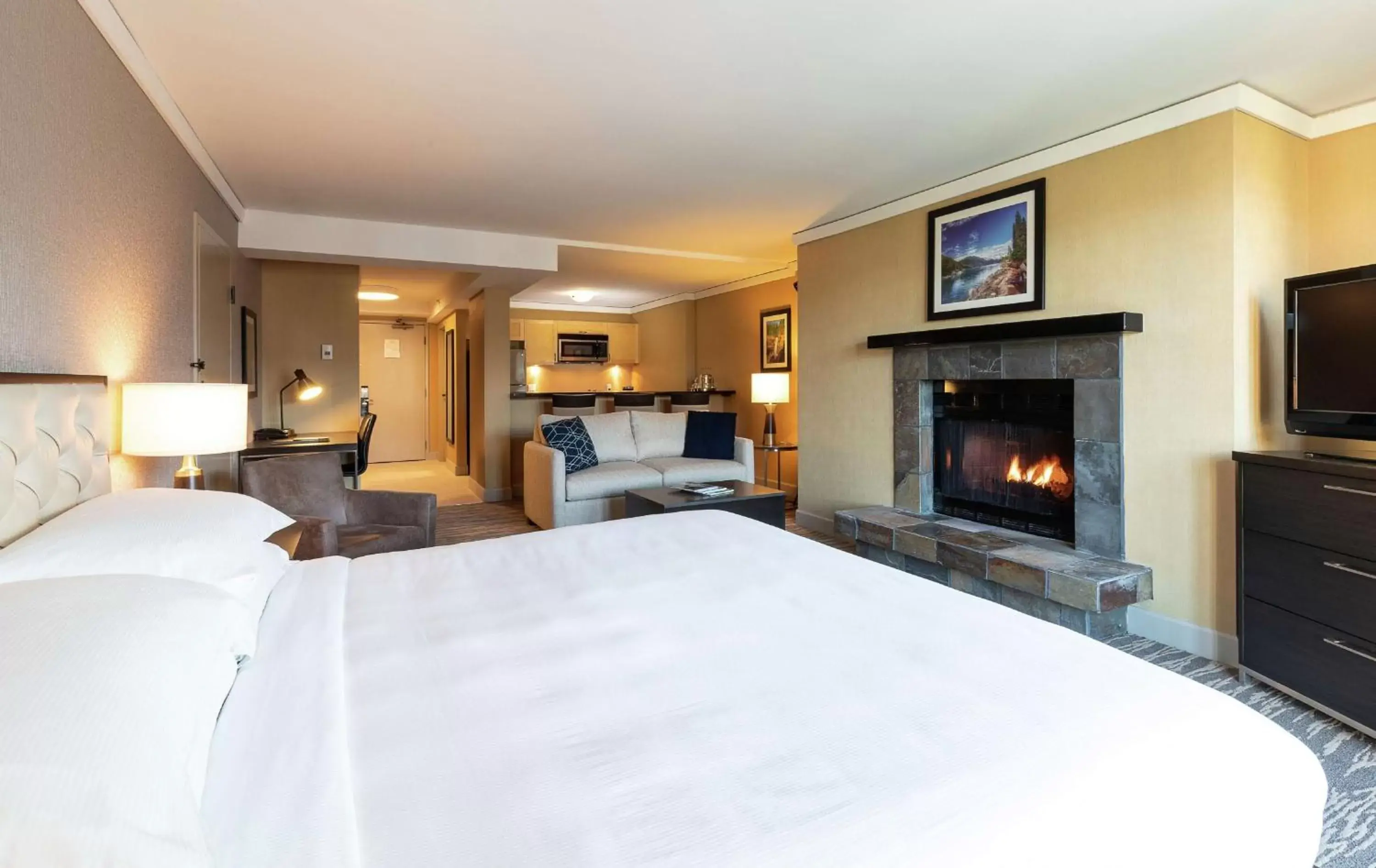 Bedroom in Hilton Whistler Resort & Spa