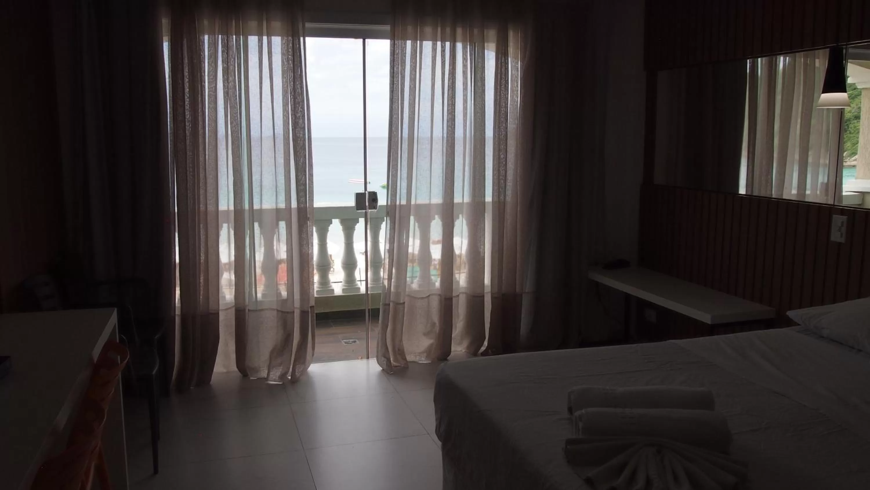 Bed in Ocean View Hotel