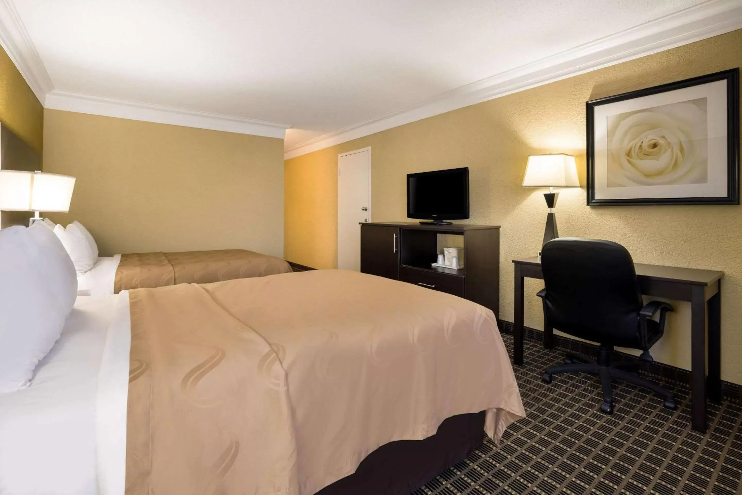 Bedroom, Bed in Quality Inn and Suites Fairgrounds - Syracuse