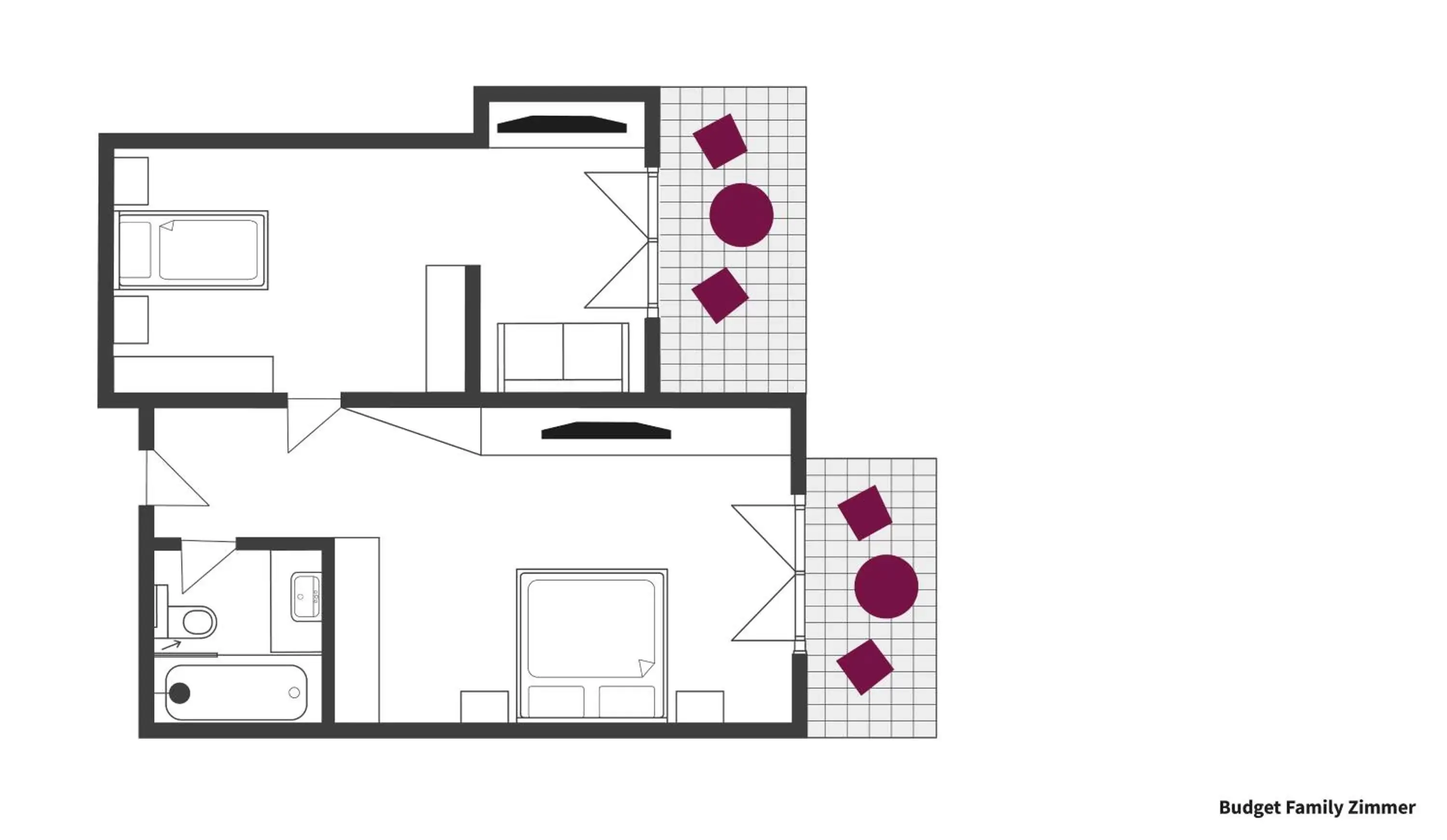 Floor Plan in Paradies Pure Mountain Resort