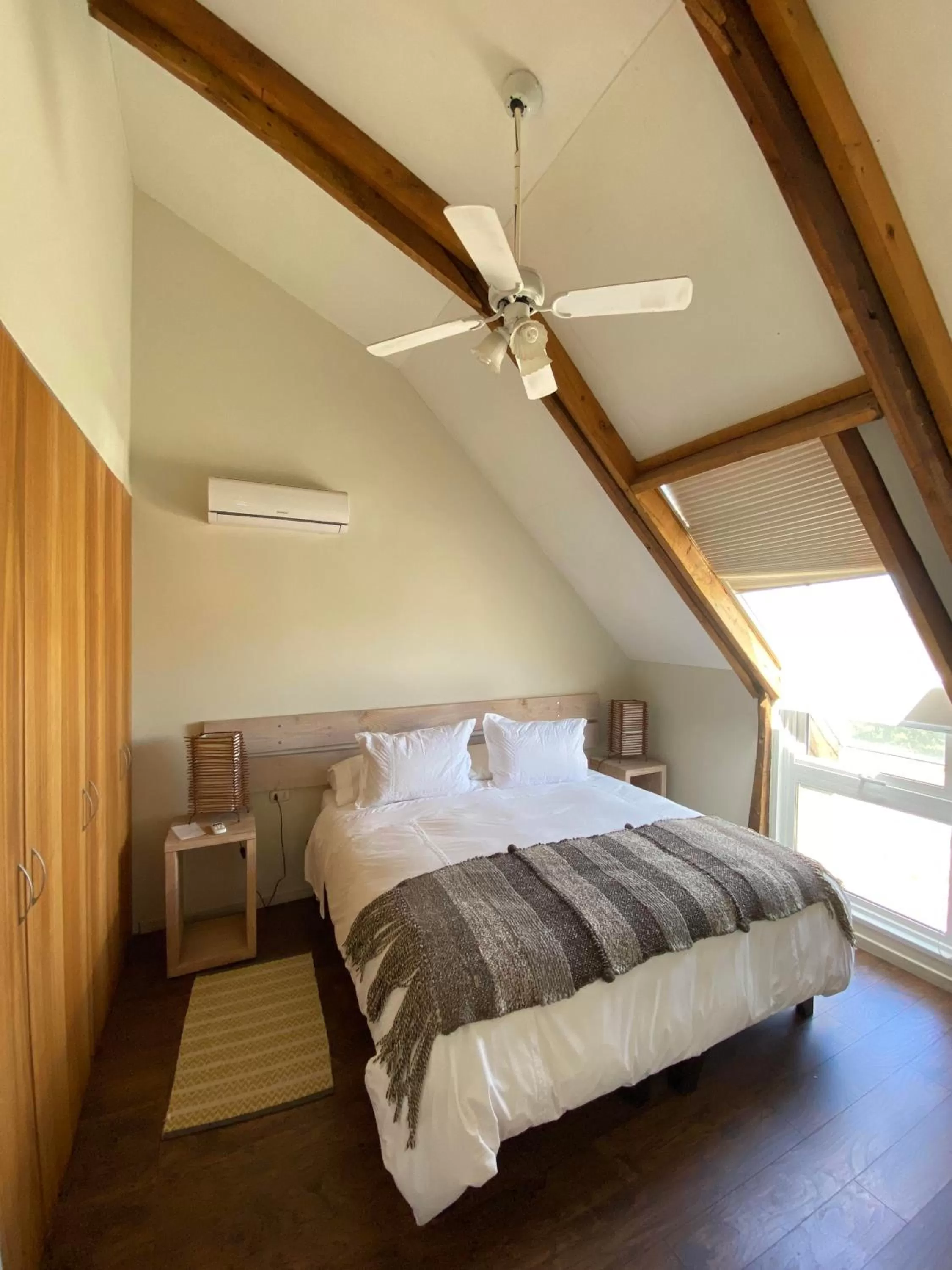 Bed in Family Orchard Bed & Breakfast