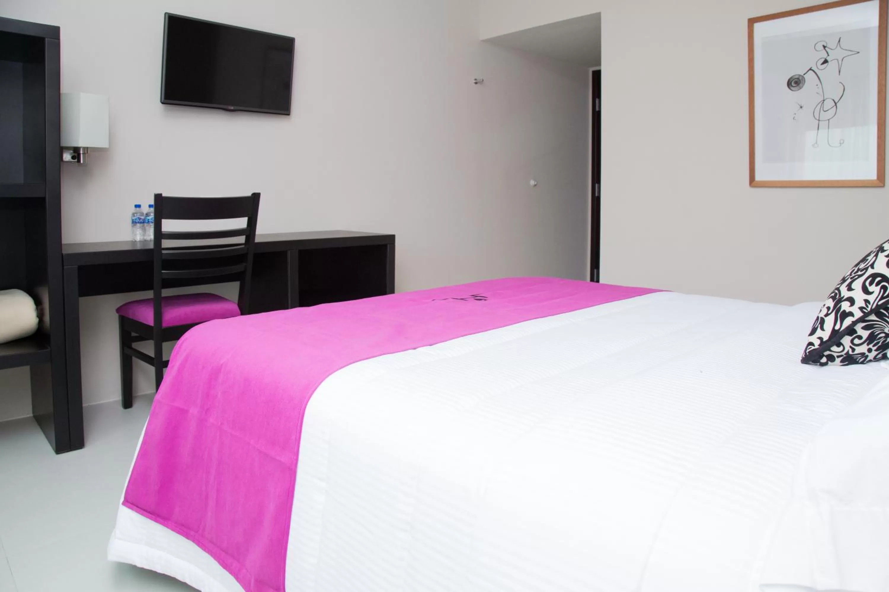 Decorative detail, Bed in Hotel HAUS Ixtaczoquitlán