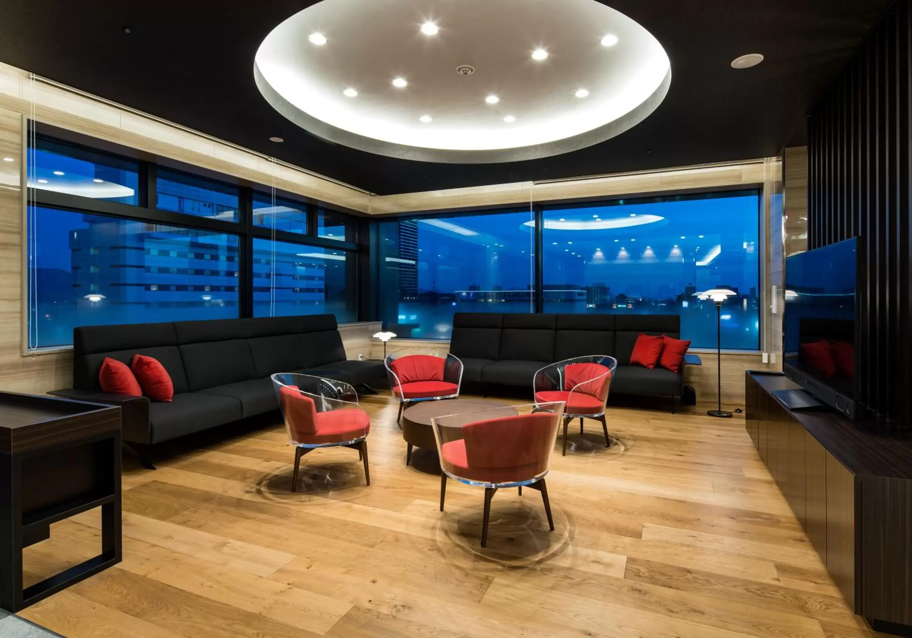 Lobby or reception, Lounge/Bar in Daiwa Roynet Hotel Hiroshima-ekimae