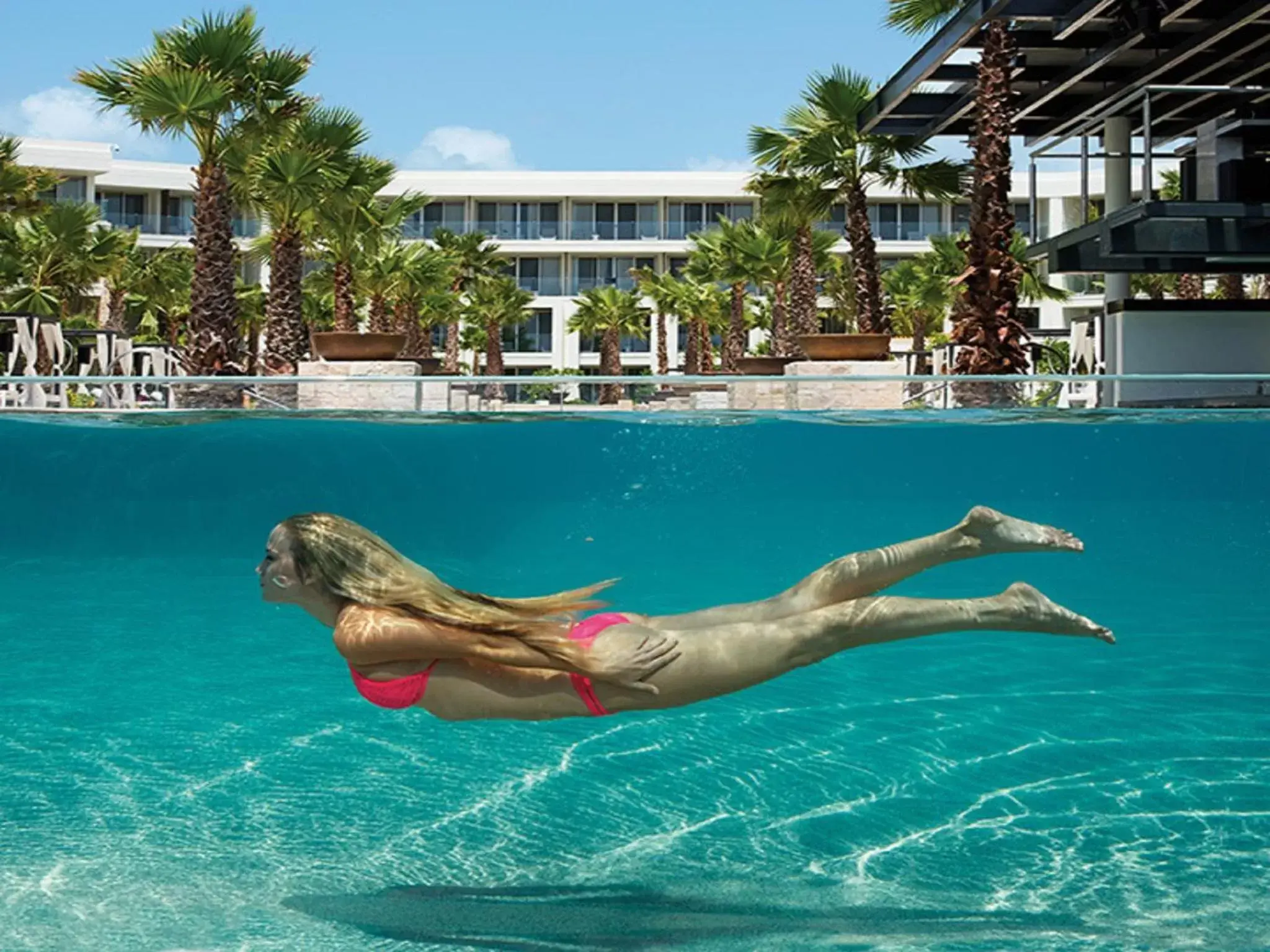 Pool view, Swimming Pool in Breathless Riviera Cancun Resort & Spa - Adults Only - All inclusive