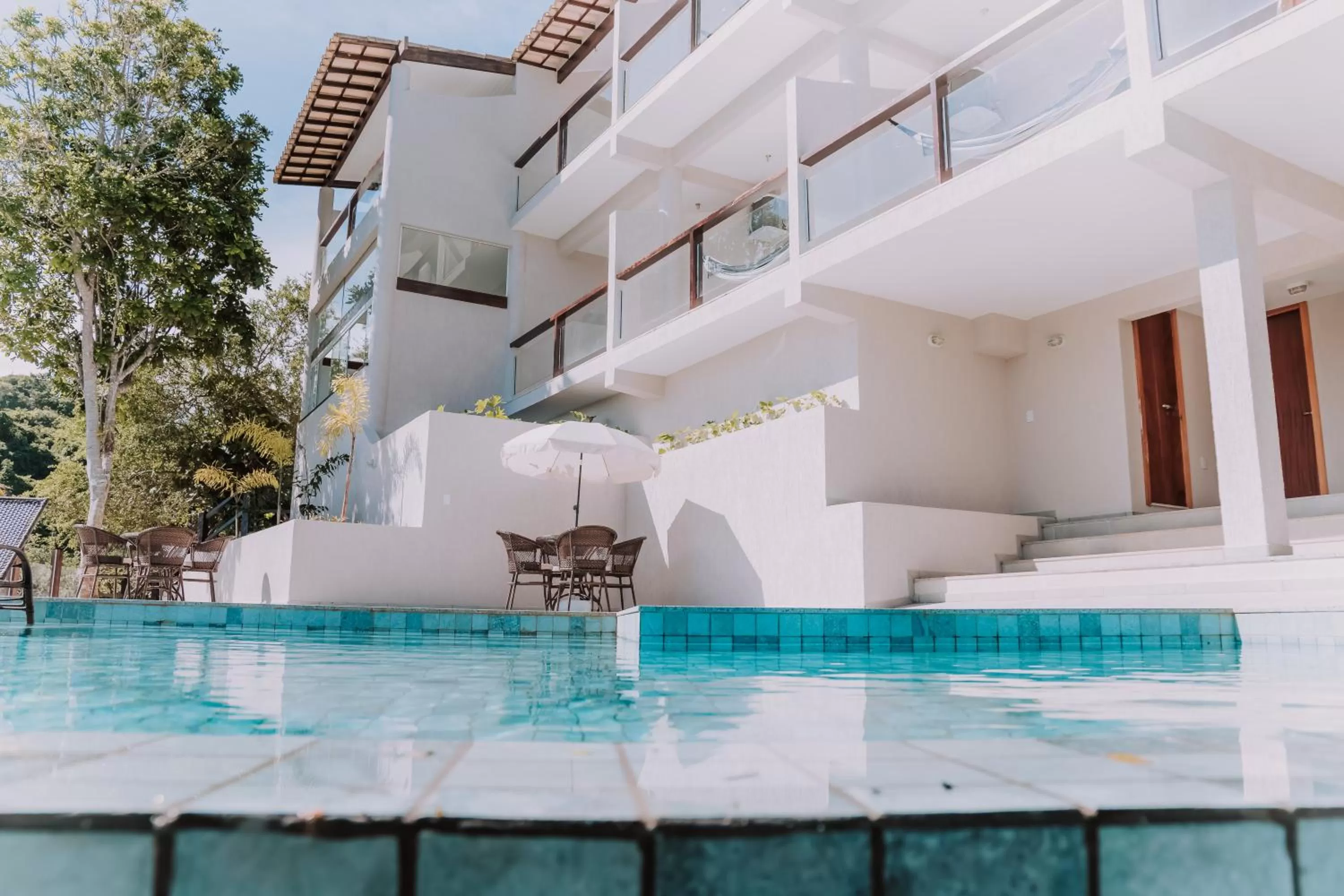 Swimming pool in Pousada Peninsula de Buzios