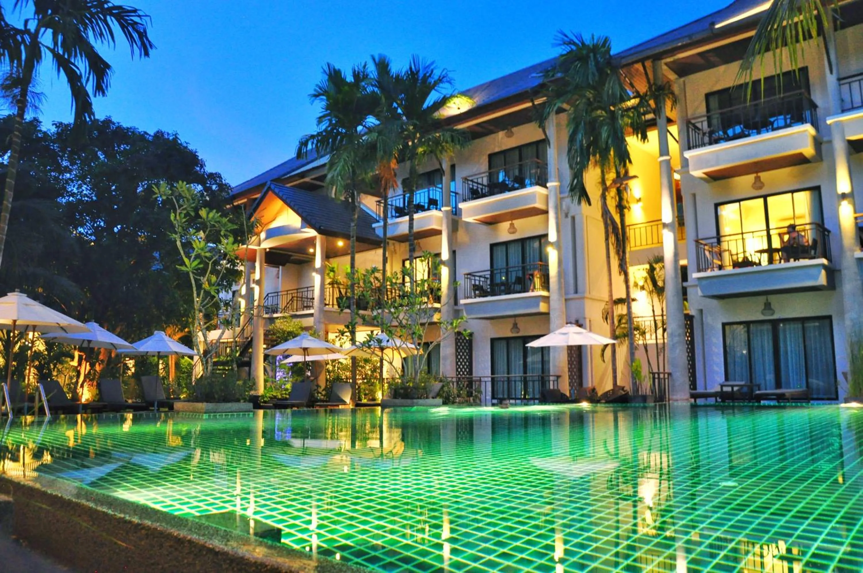 Pool view in Navatara Phuket Resort