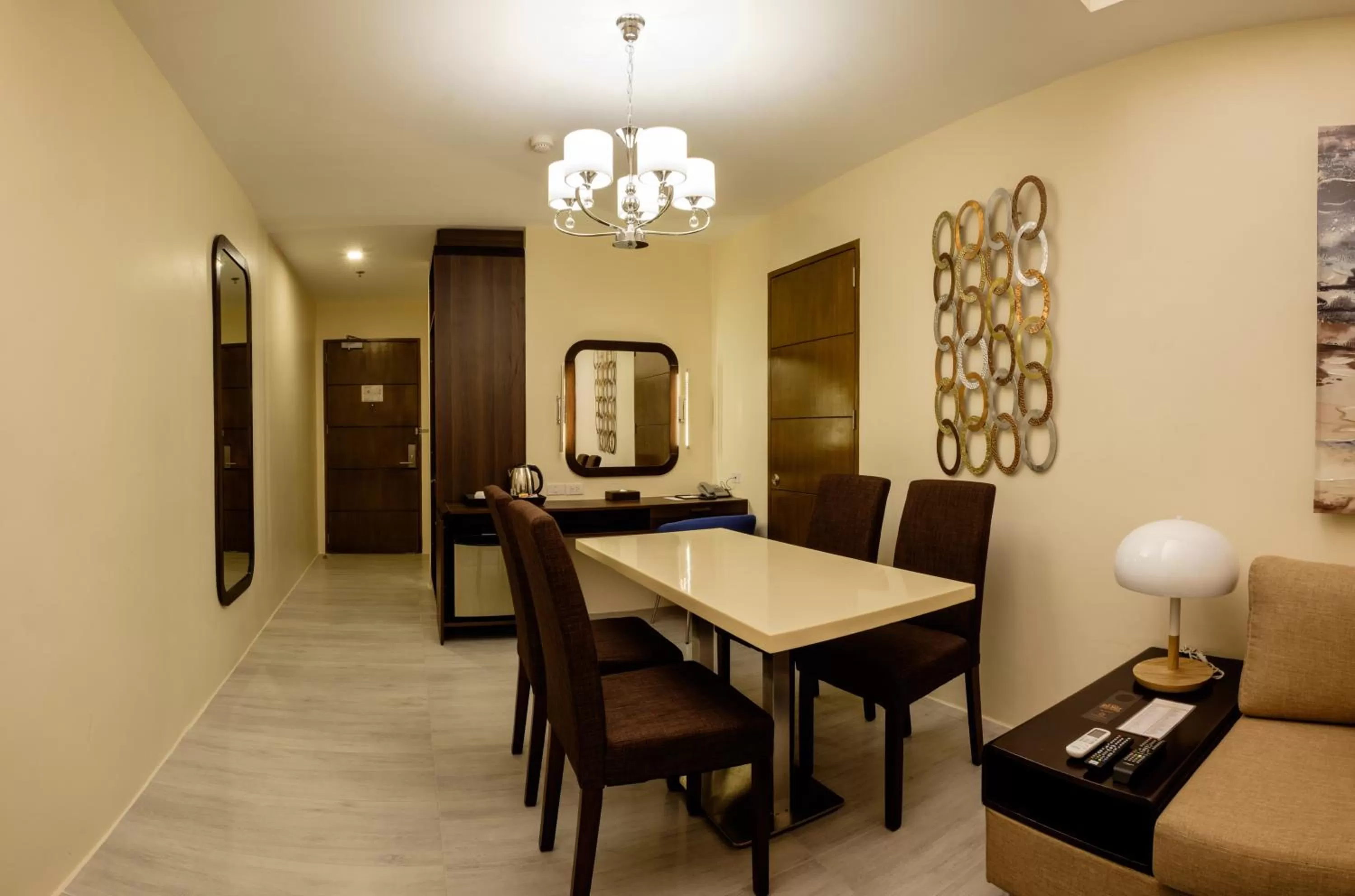 Seating area in One Central Hotel & Suites