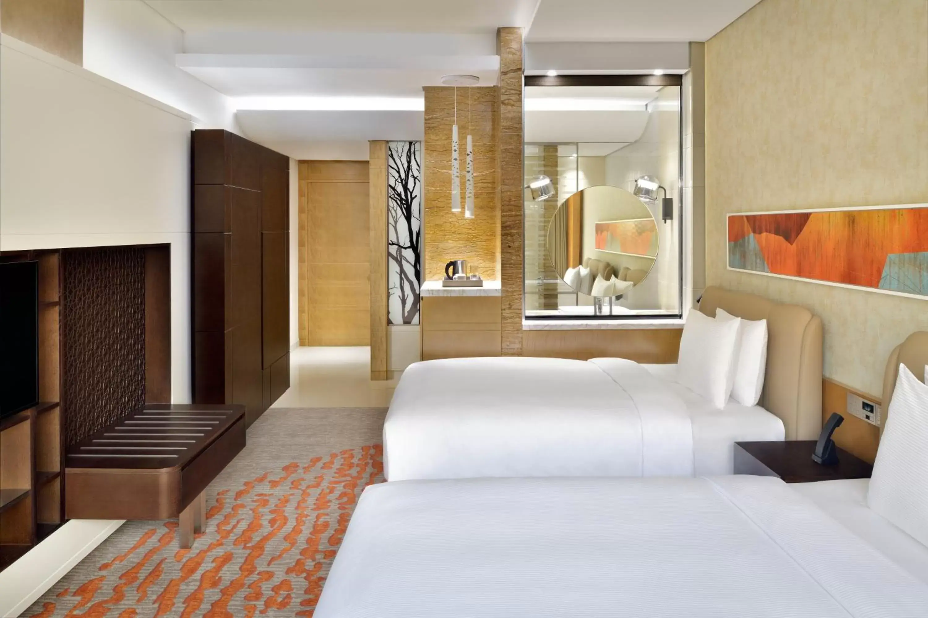 Photo of the whole room, Bed in Crowne Plaza Dubai Marina, an IHG Hotel