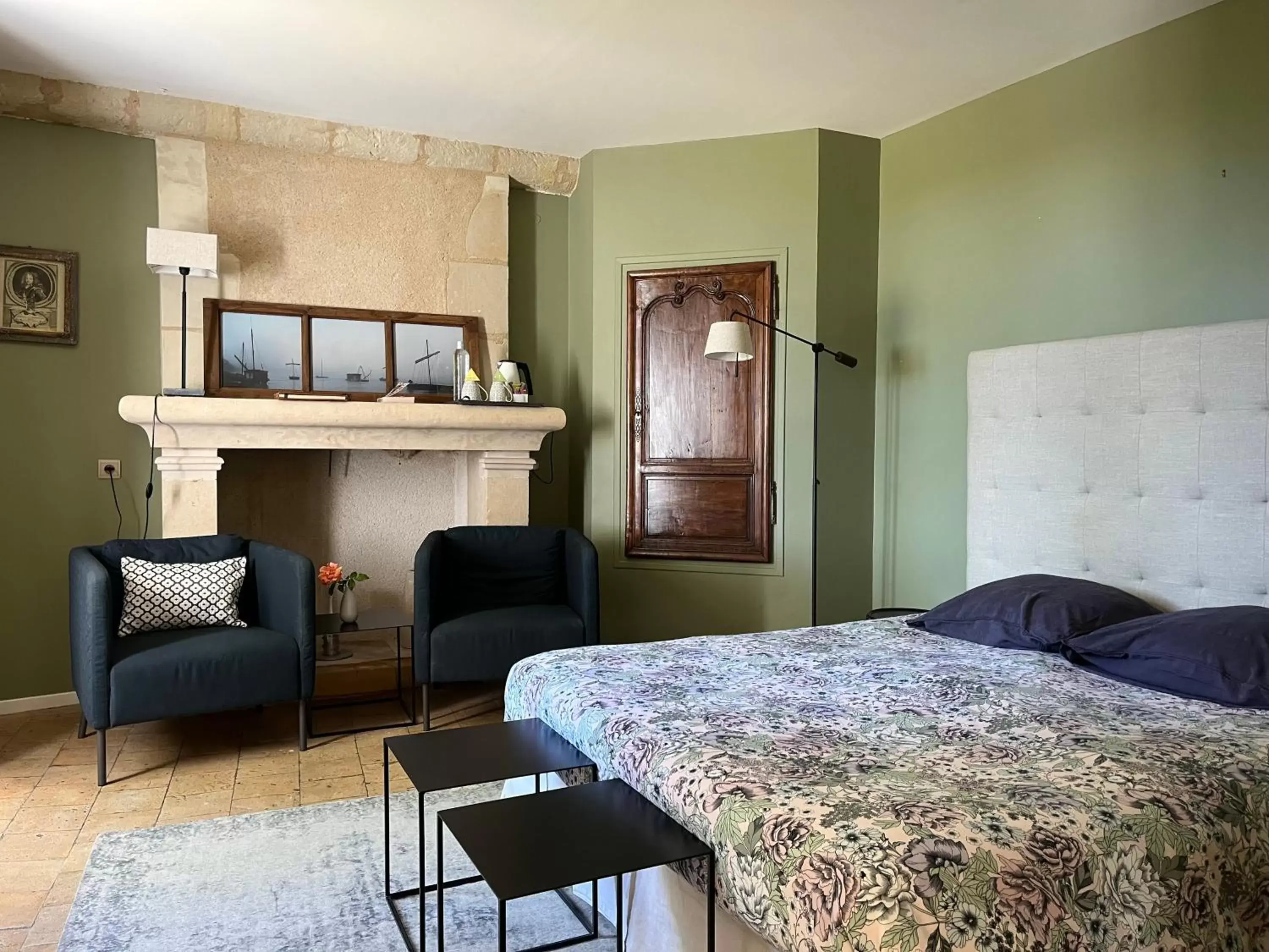 Bedroom in Château de Nazelles Amboise