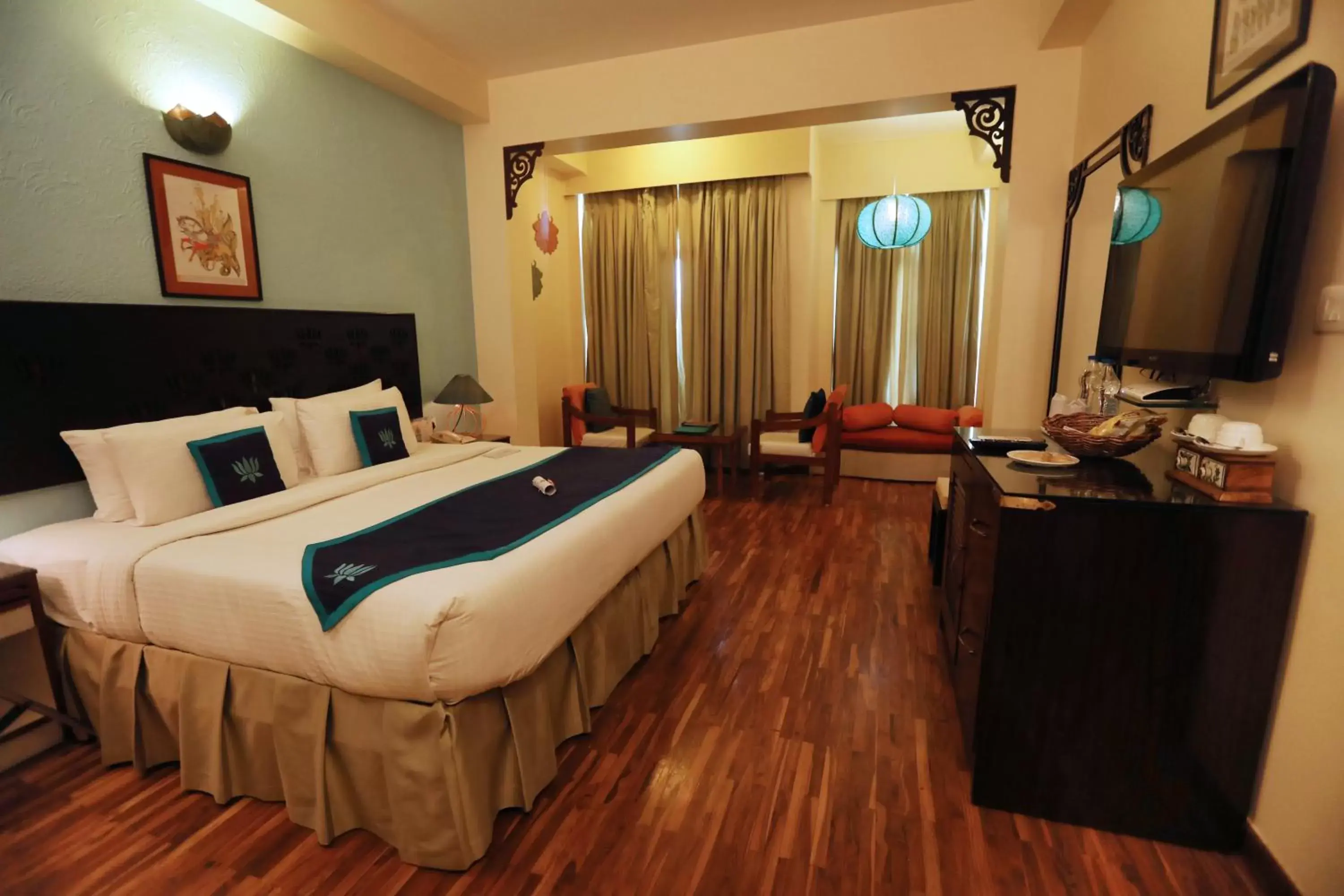 Bedroom in GANGA KINARE- A Riverside Boutique Resort, Rishikesh