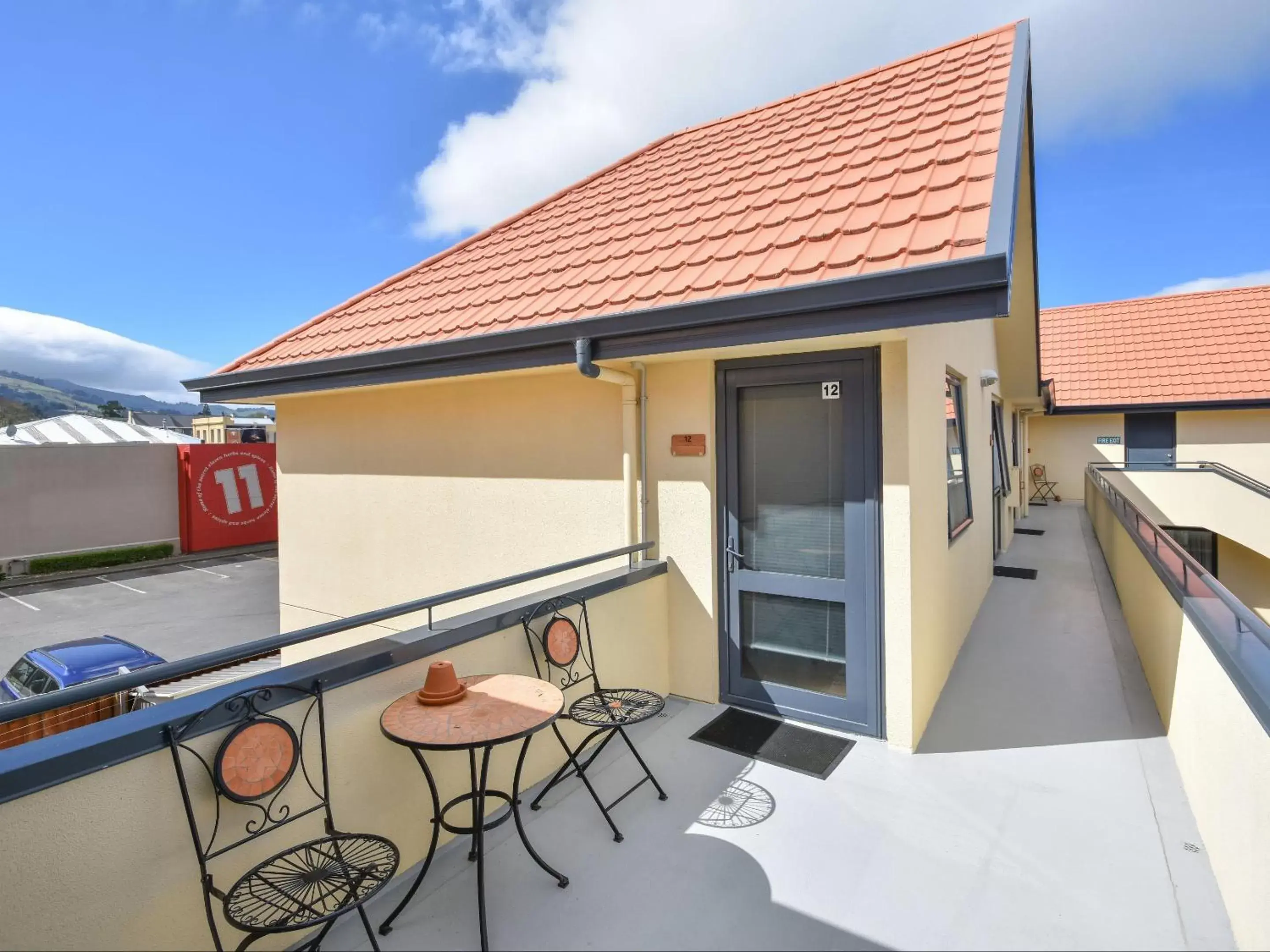 Balcony/Terrace in Bella Vista Motel Dunedin