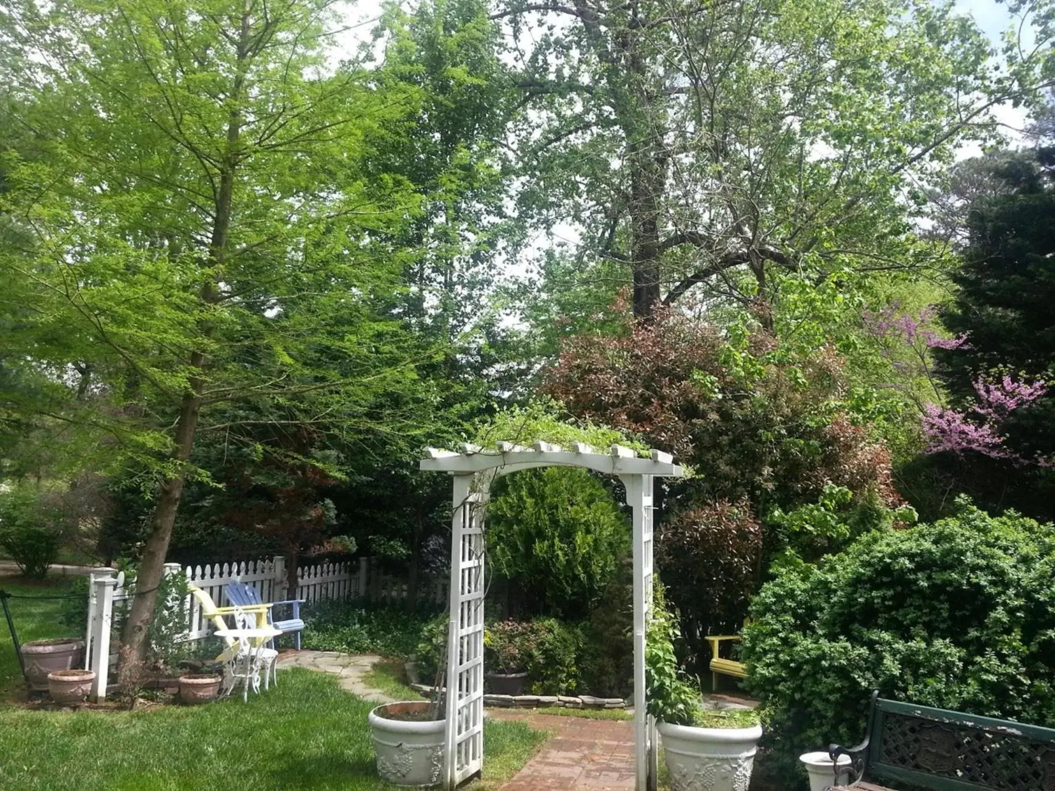 Patio, Garden in A Williamsburg White House Inn