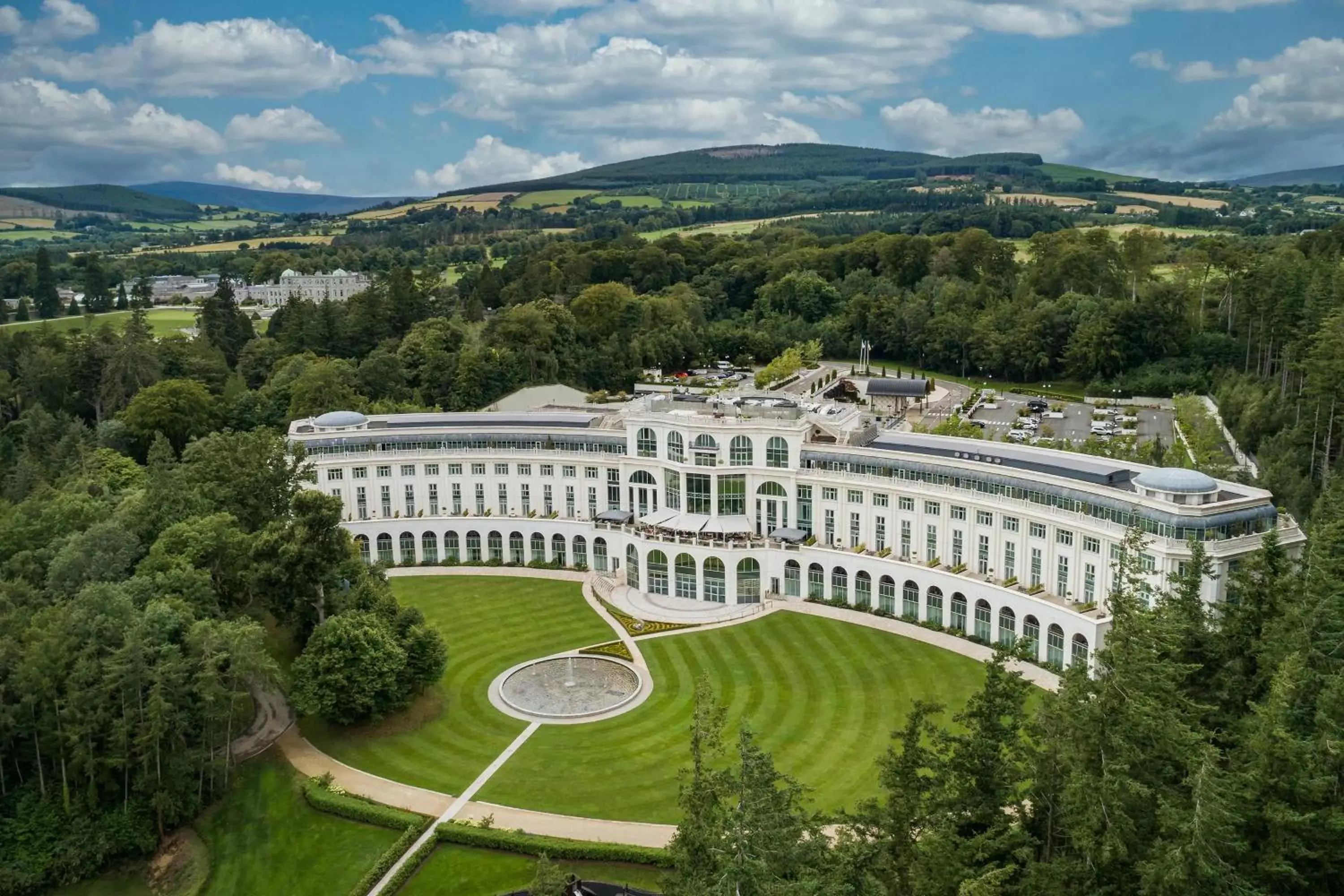 Property building, Bird's-eye View in Powerscourt Hotel, Autograph Collection