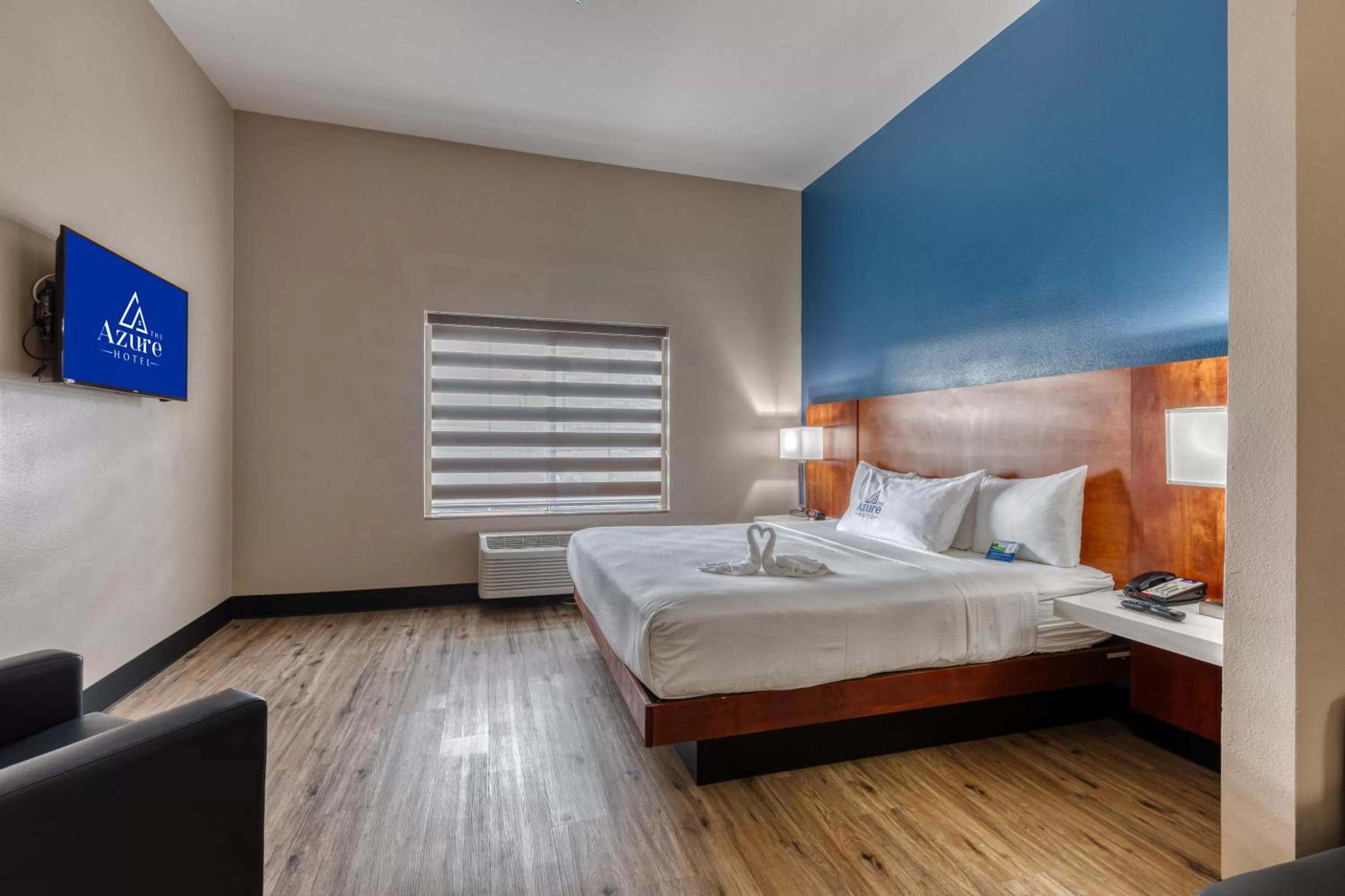 Bed in The Azure Hotel