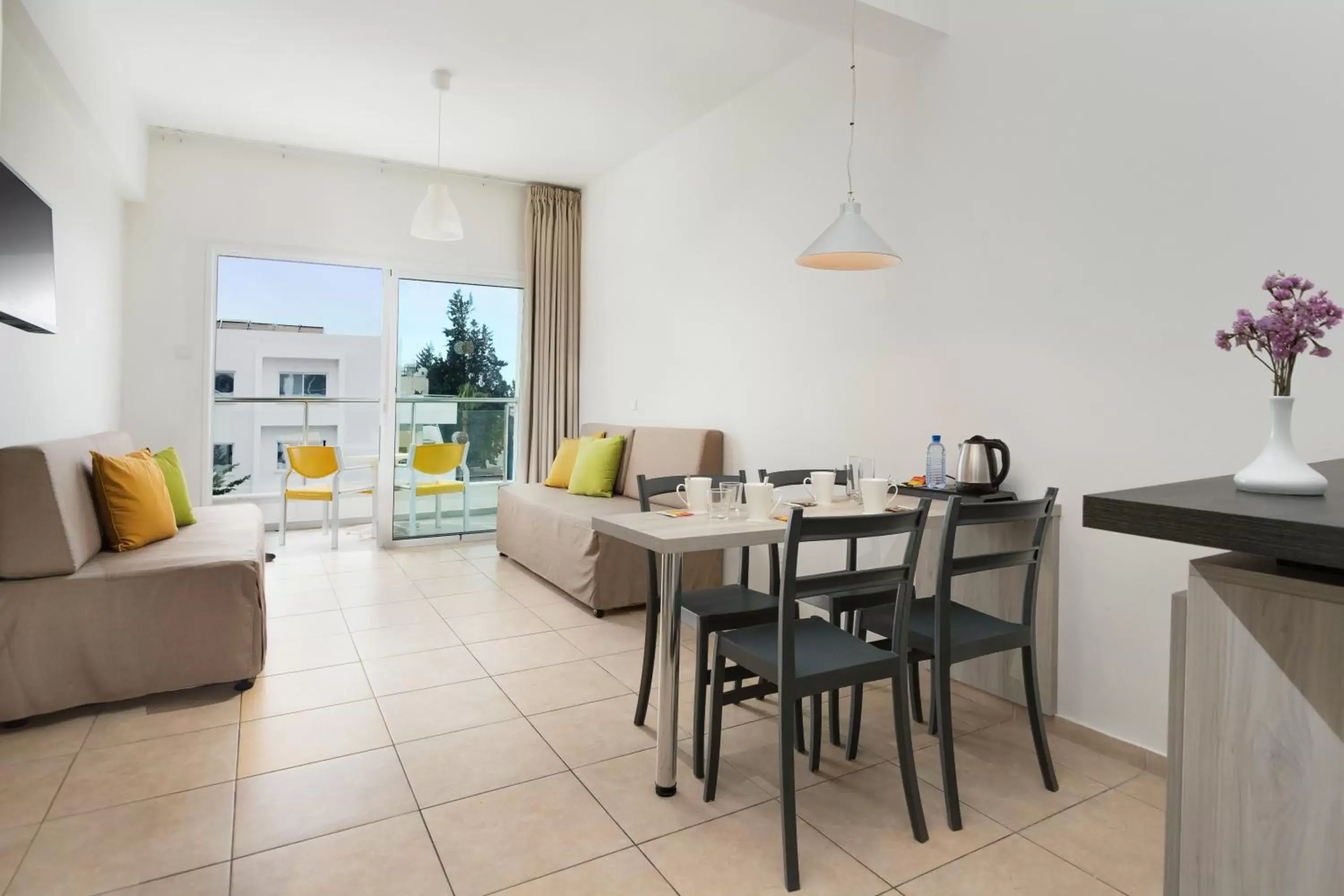 Living room, Dining Area in Mayfair Hotel formerly Smartline Paphos