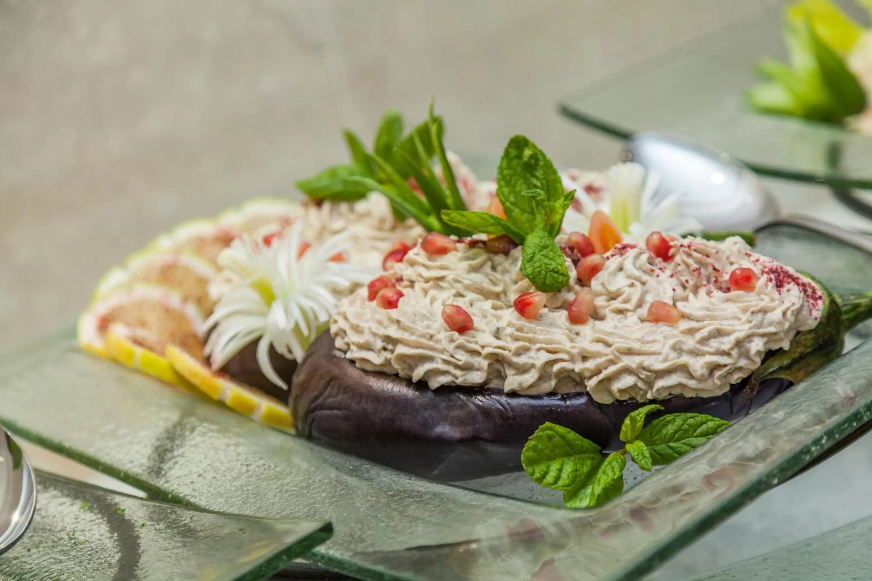 Food in Harir Palace Hotel