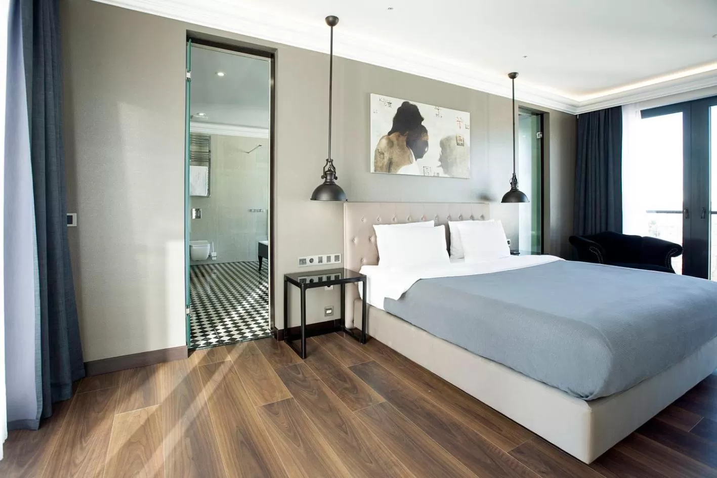 Bedroom, Bed in Quentin XL Potsdamer Platz