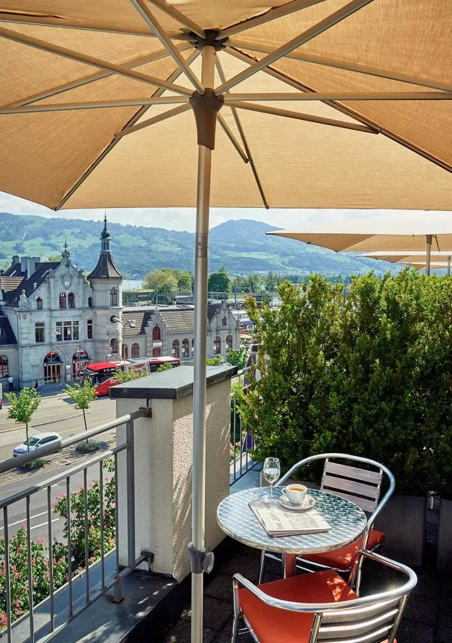 Balcony/Terrace in Sorell Hotel Speer