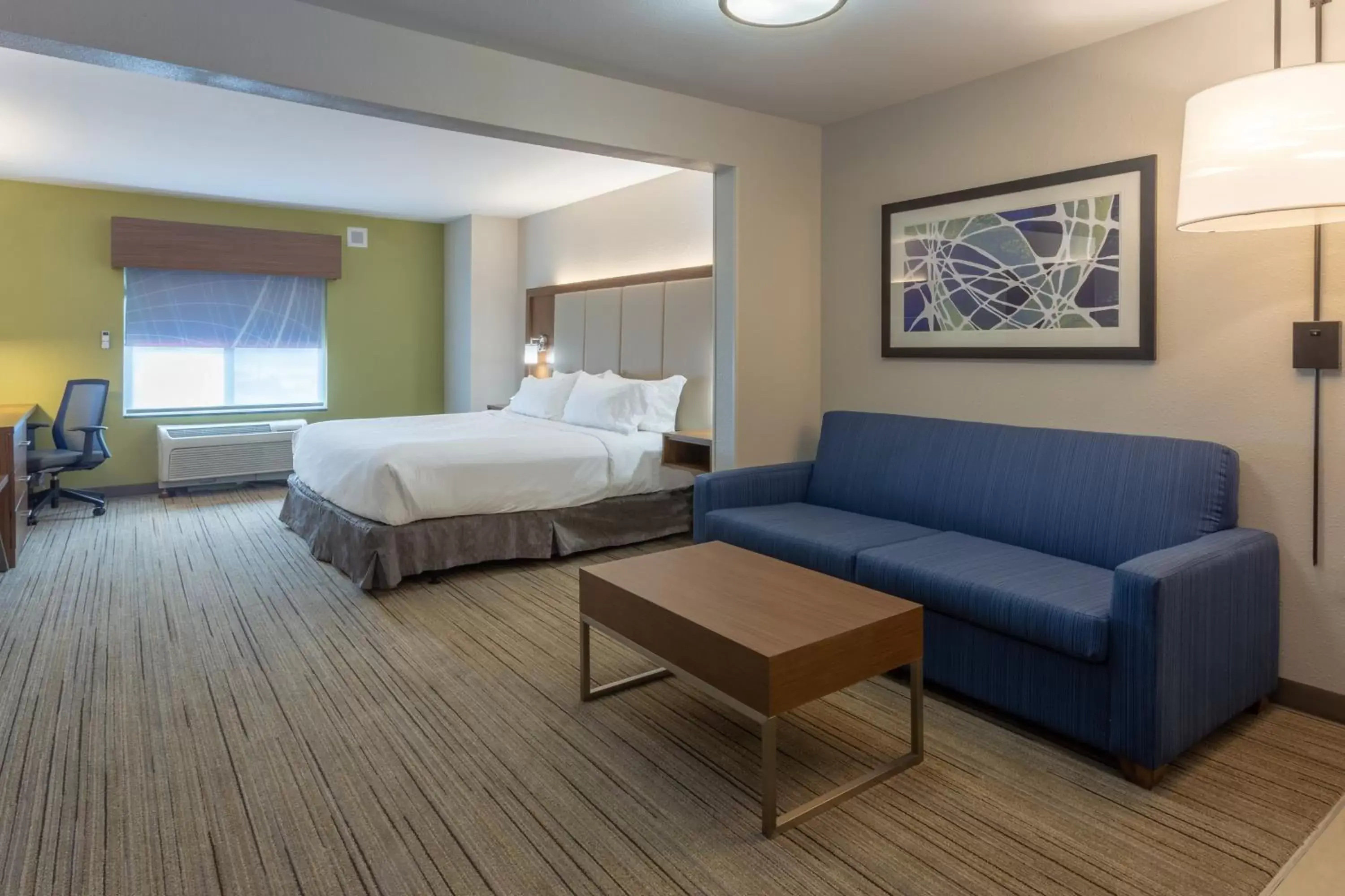 Bedroom in Holiday Inn Express - Indianapolis - Southeast, an IHG Hotel