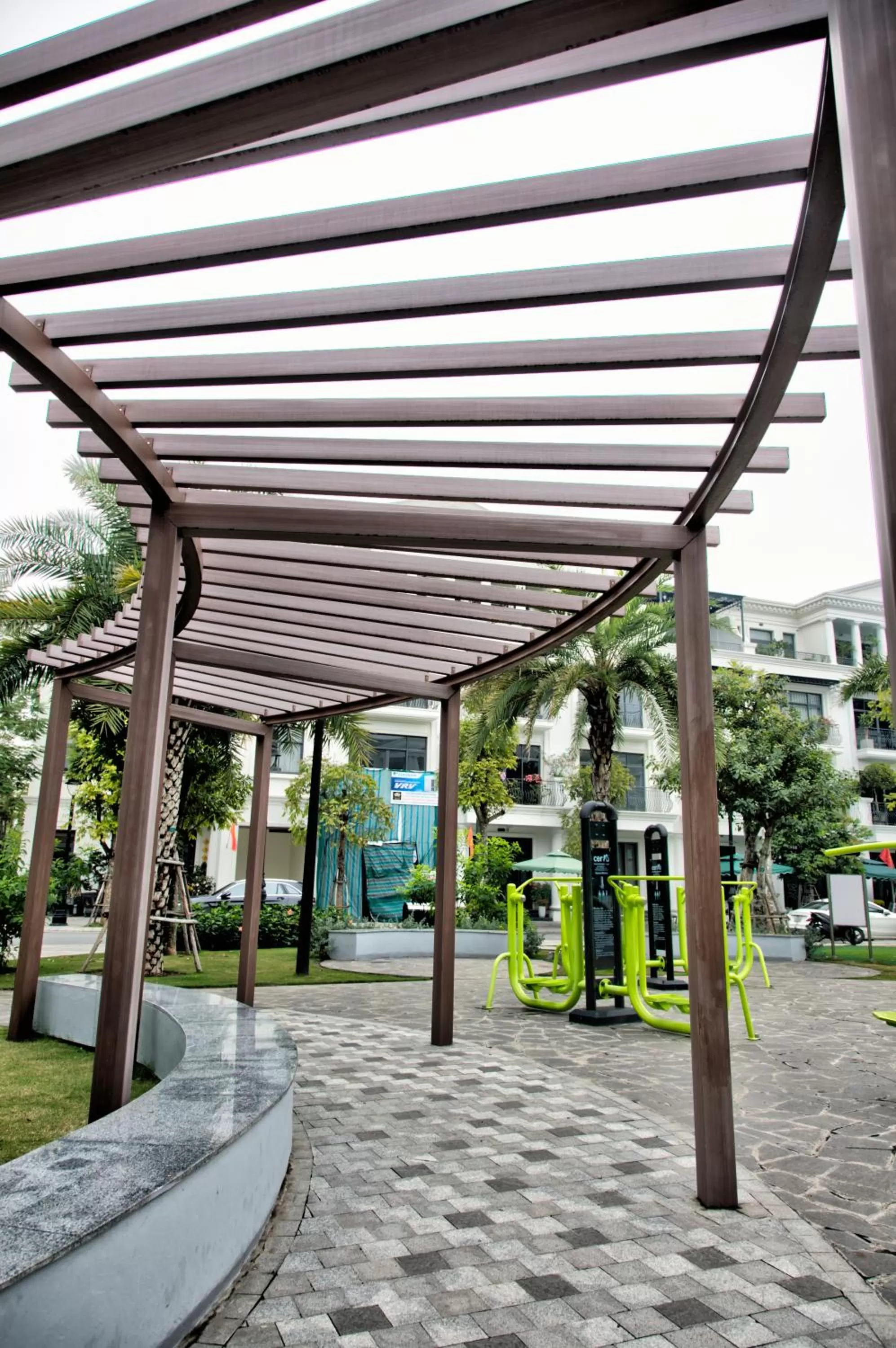 Patio, Children's Play Area in The Flamboyant #StayWork Vinhomes Marina