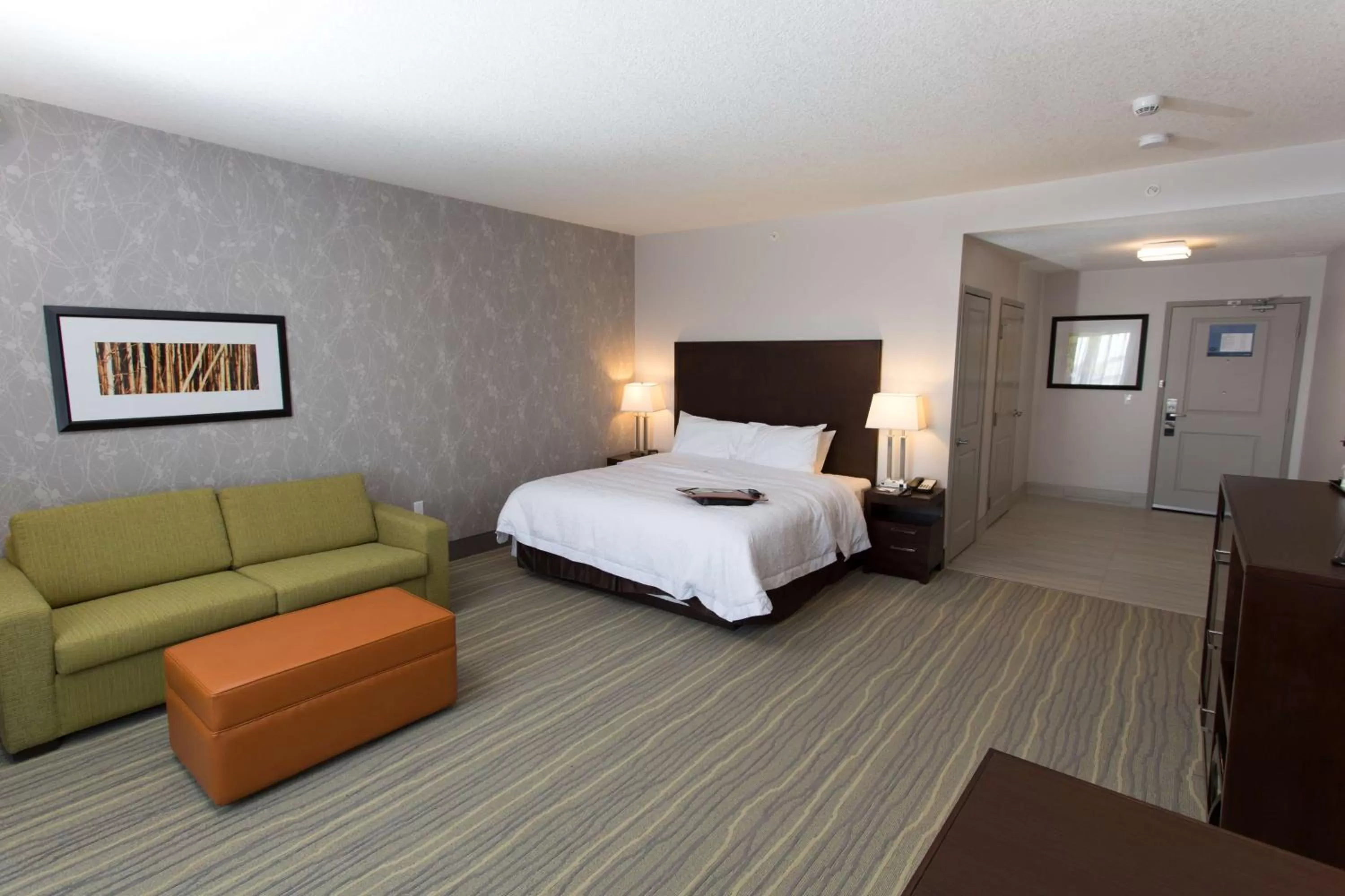 Bed in Hampton Inn by Hilton Lloydminster