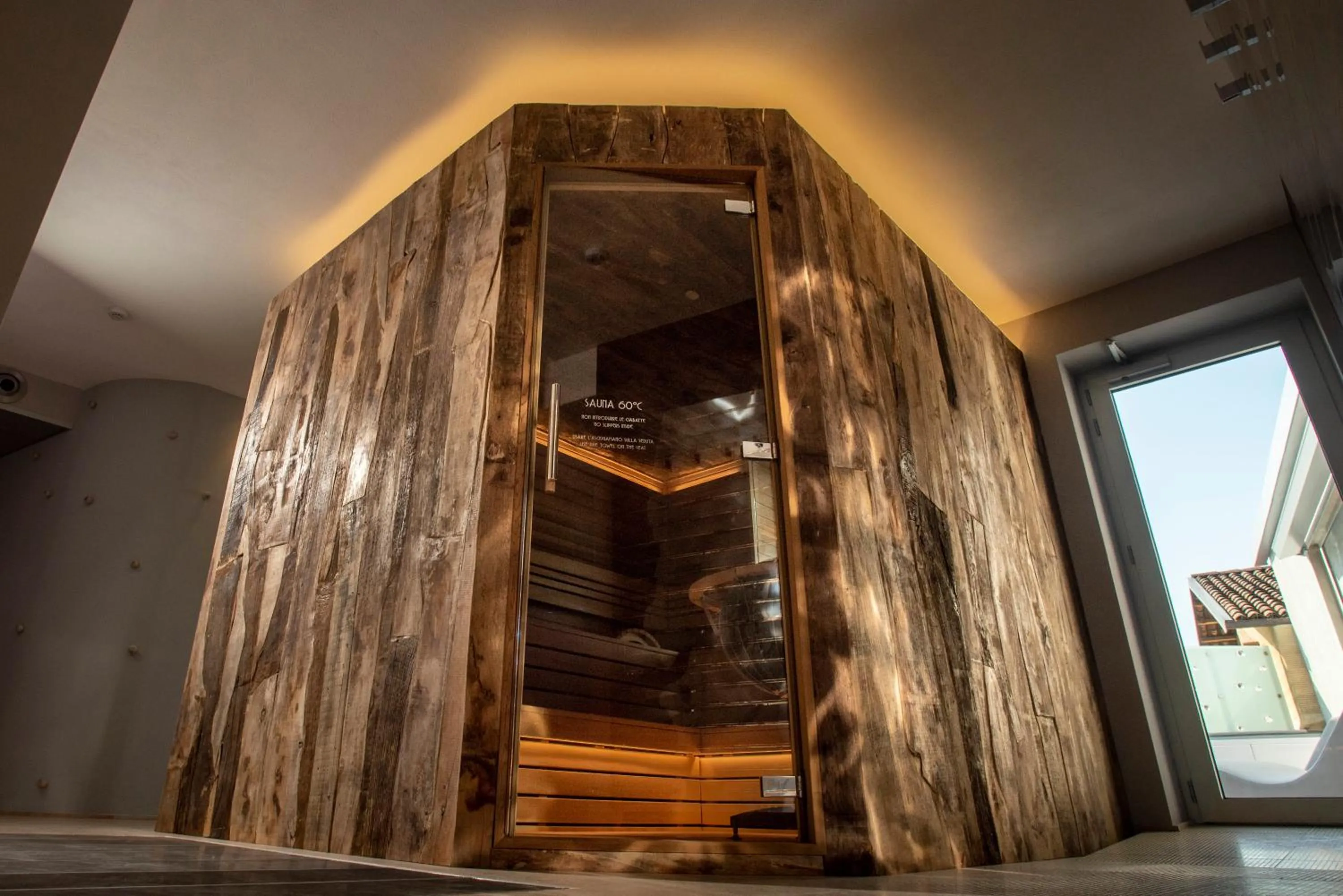 Sauna in Albergo Cantine Ascheri