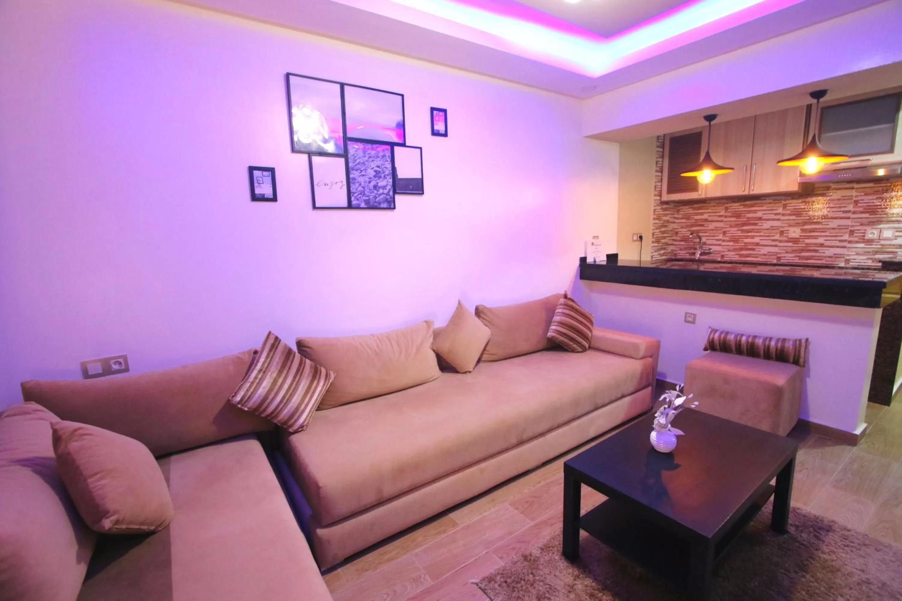 Kitchen or kitchenette in Dakhla White Hotel