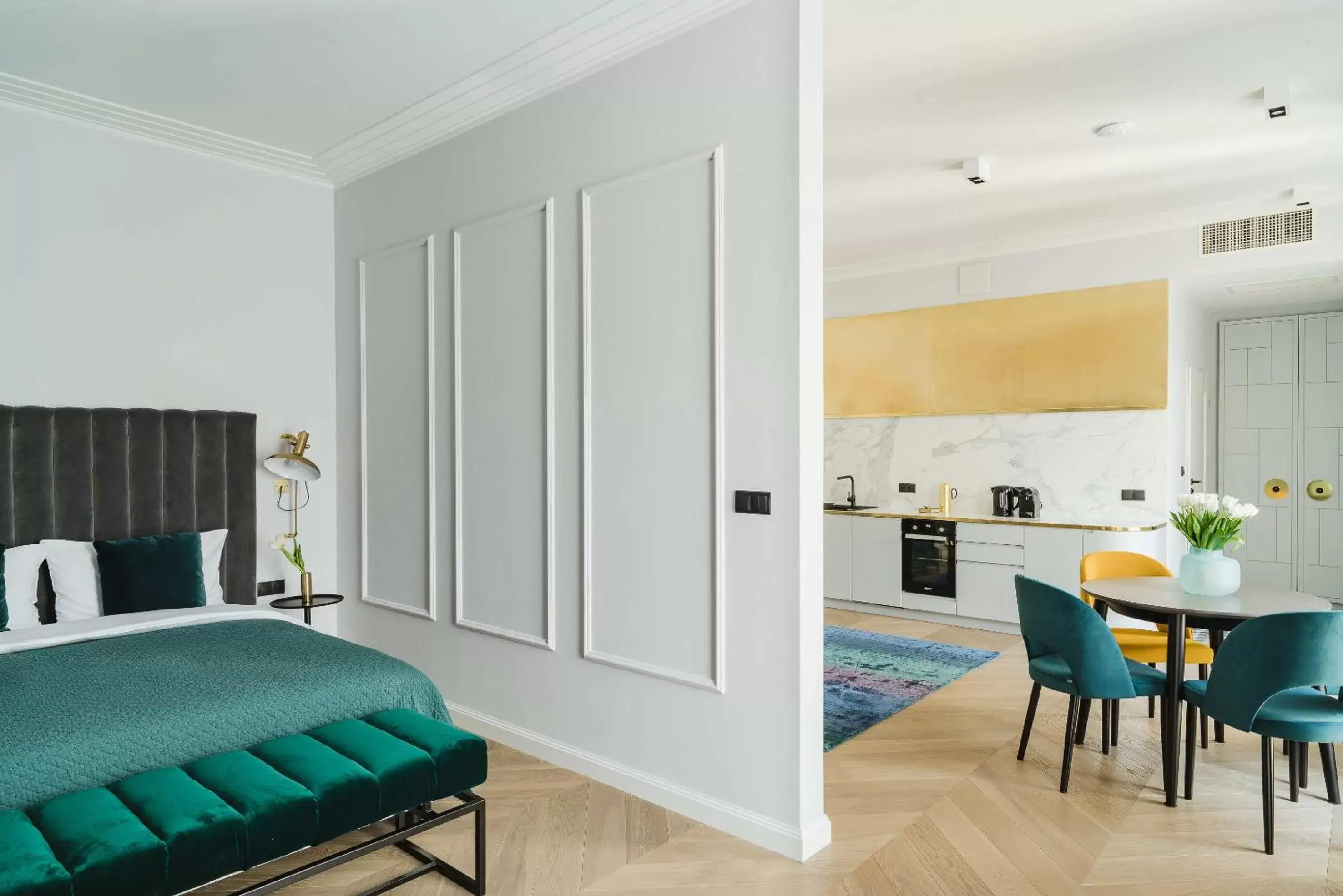 Living room in No.4 Residence Living room in No.4 Residence