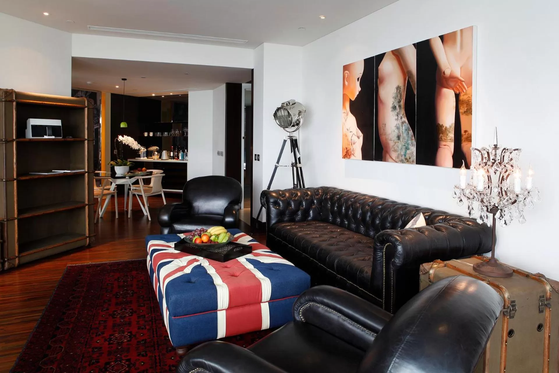 Living room in Hotel Éclat Beijing