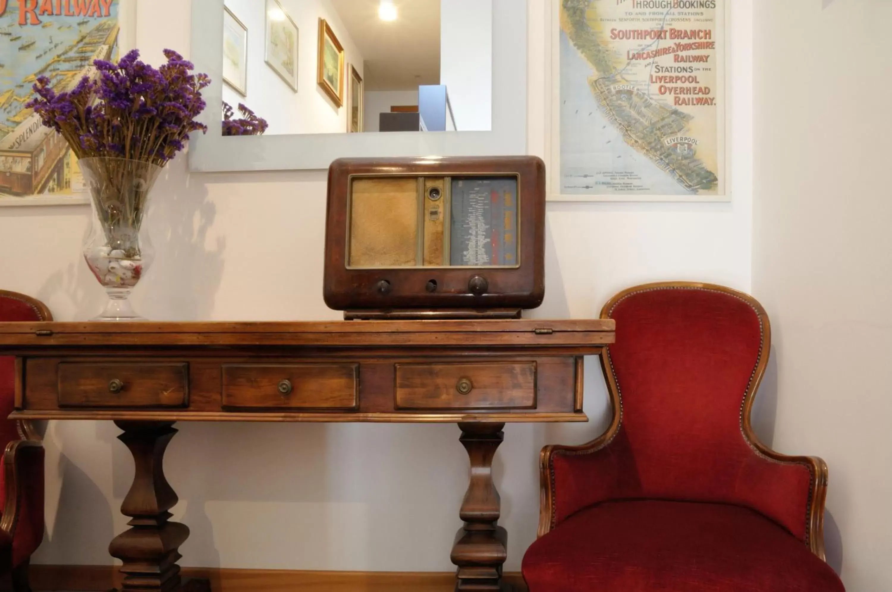 Decorative detail, TV/Entertainment Center in Hotel Mezzaluna