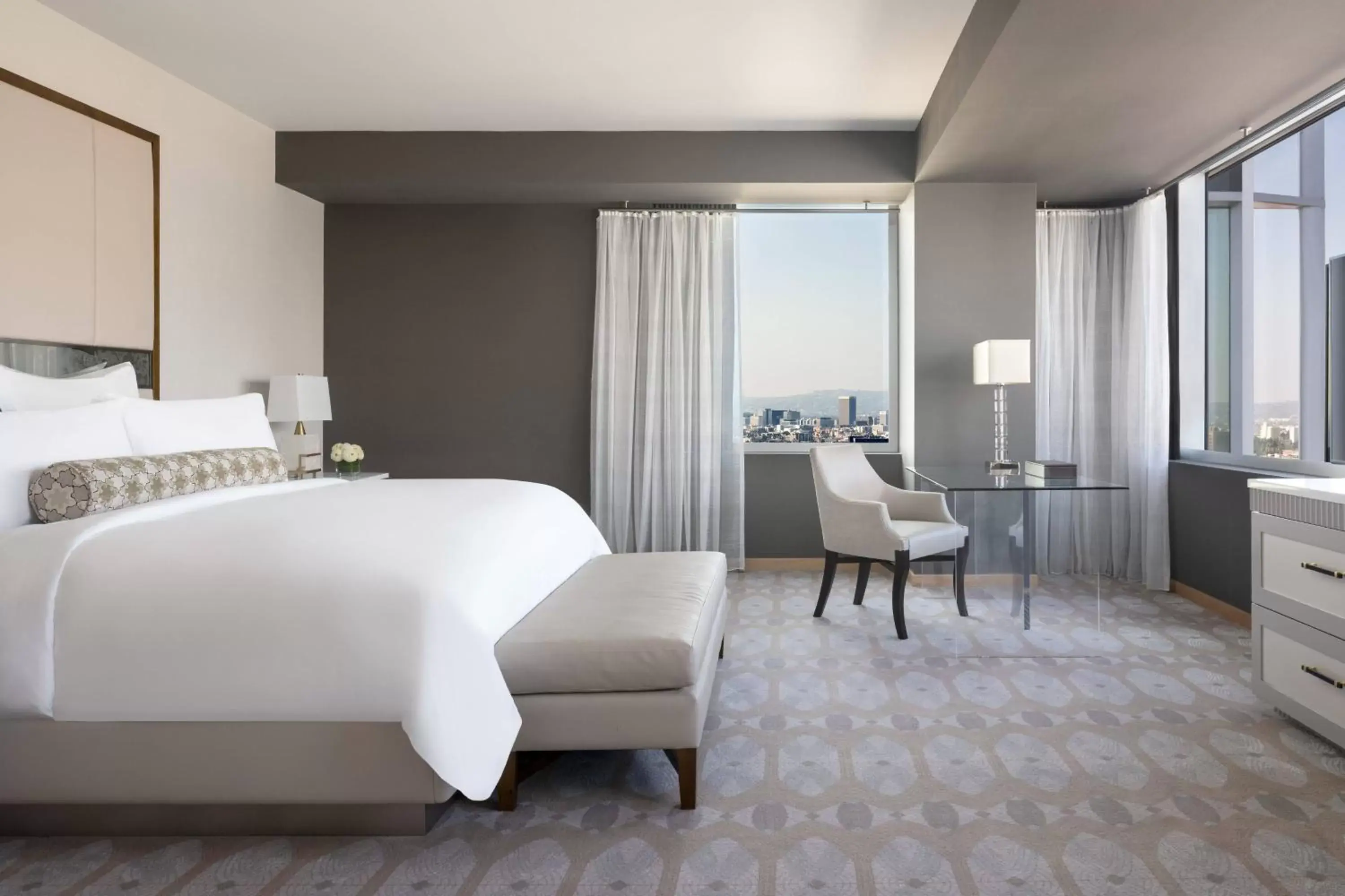 Bedroom, Bed in The Ritz-Carlton, Los Angeles L.A. Live
