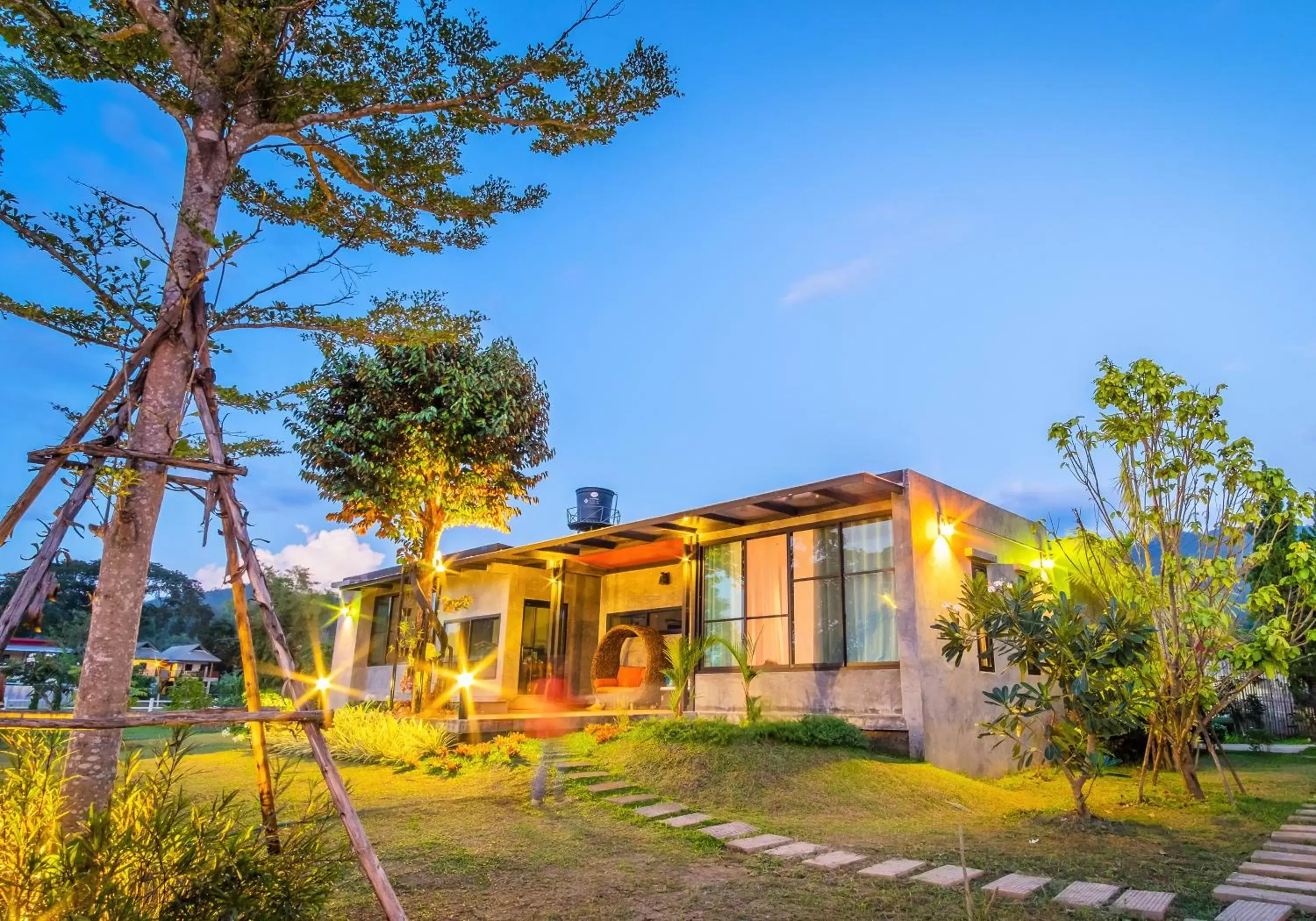 Garden, Property Building in Family House Zen Boutique Resort