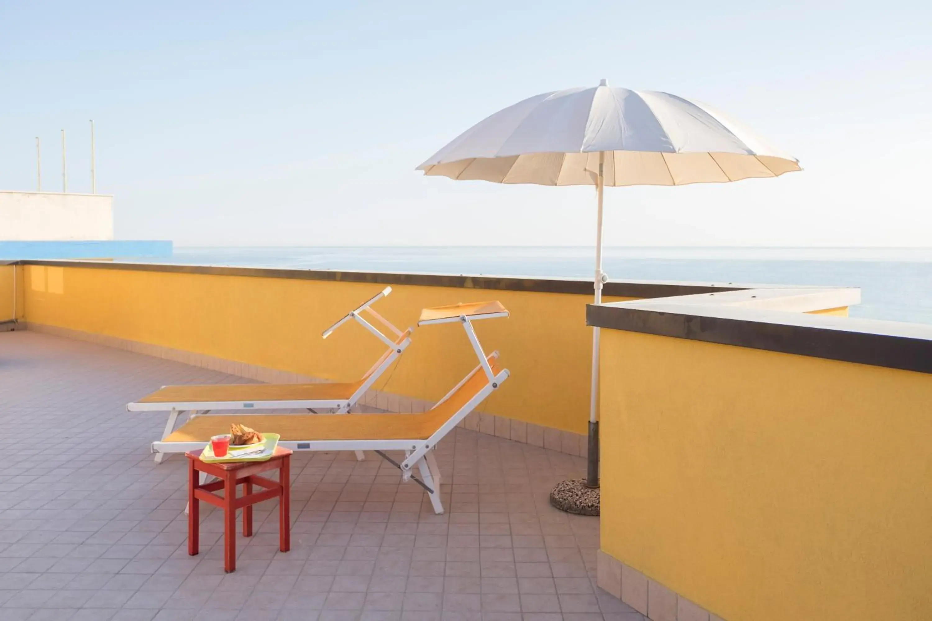 Balcony/Terrace, Patio/Outdoor Area in Hotel Mignon Riccione Fronte Mare