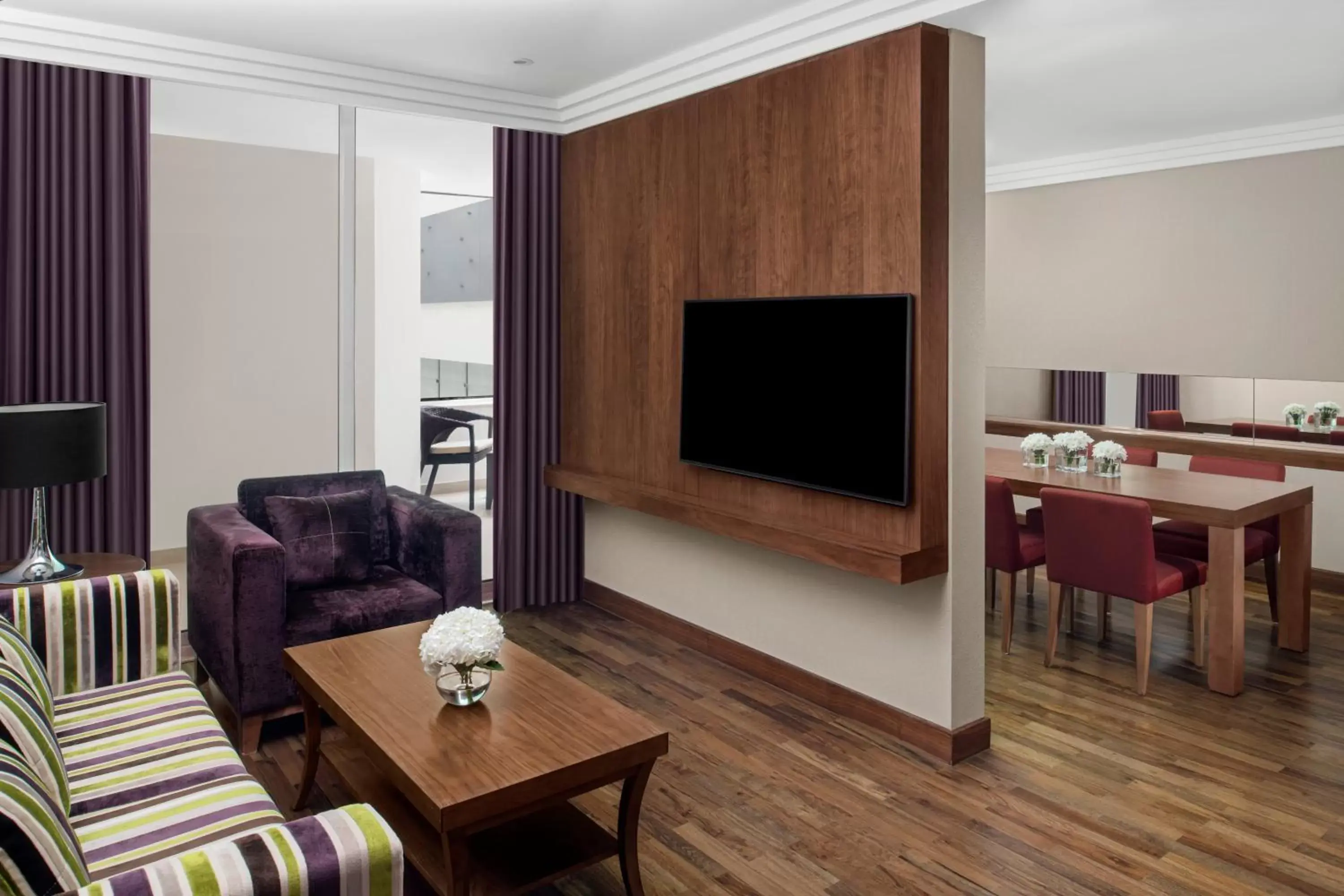 Bedroom, TV/Entertainment Center in Crowne Plaza Hotel Riyadh Minhal, an IHG Hotel