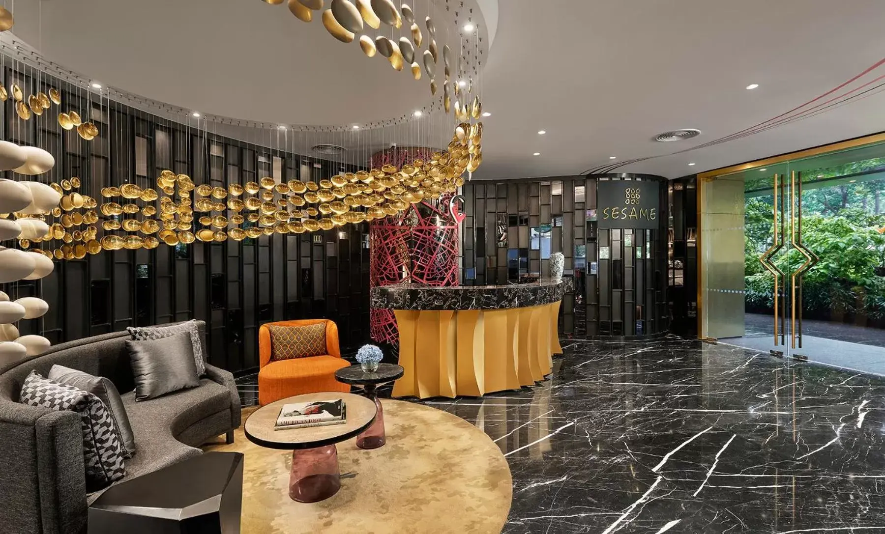 Lobby or reception in Hyatt Centric Juhu Mumbai Lobby or reception in Hyatt Centric Juhu Mumbai