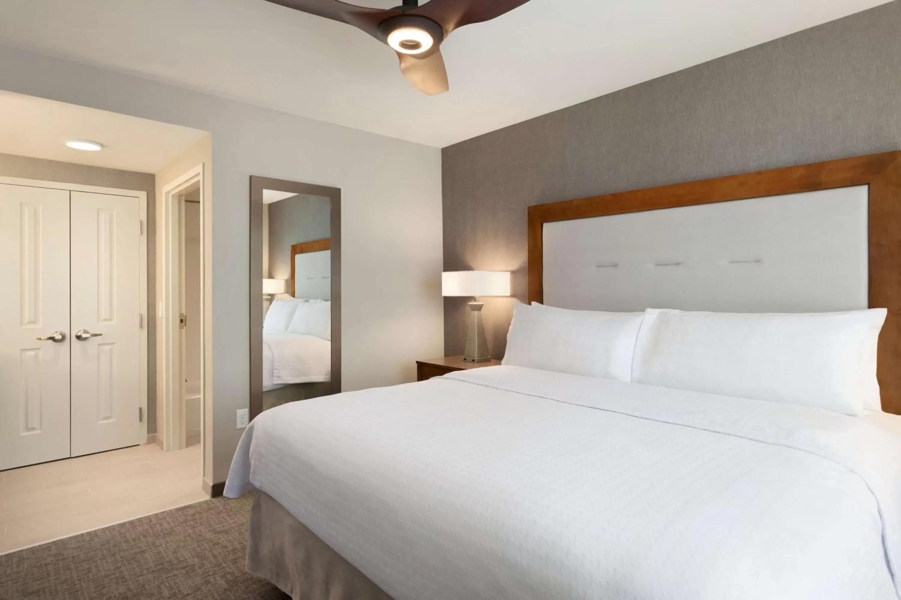 Bed in Homewood Suites by Hilton Syracuse - Carrier Circle