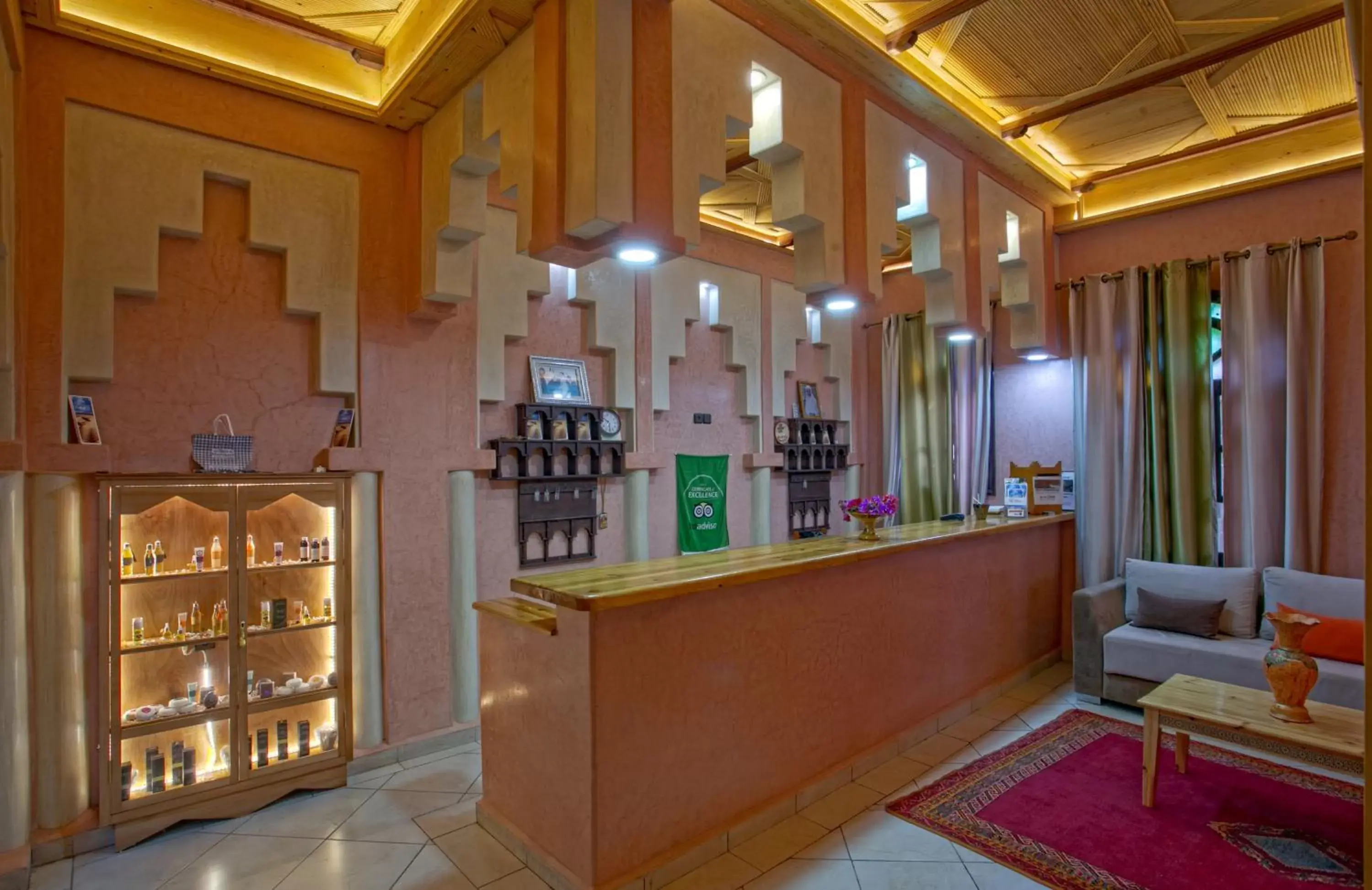 Lobby or reception, Lobby/Reception in Kasbah Sirocco