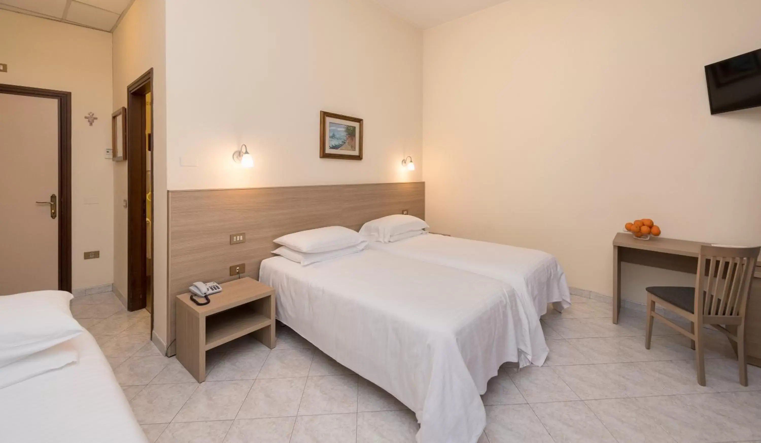 Bed in Hotel Casa Del Pellegrino