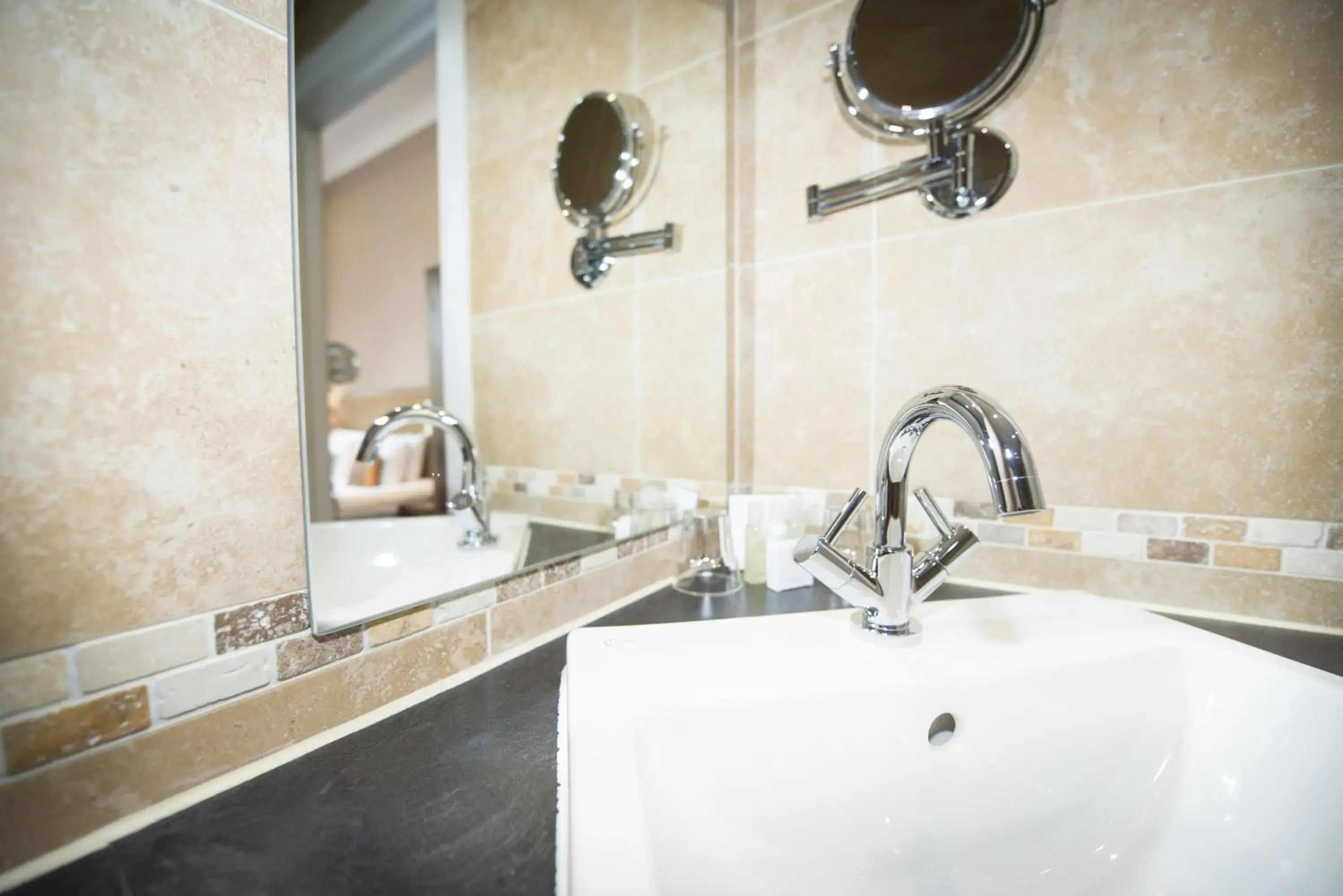 Decorative detail, Bathroom in Columba Hotel Inverness by Compass Hospitality