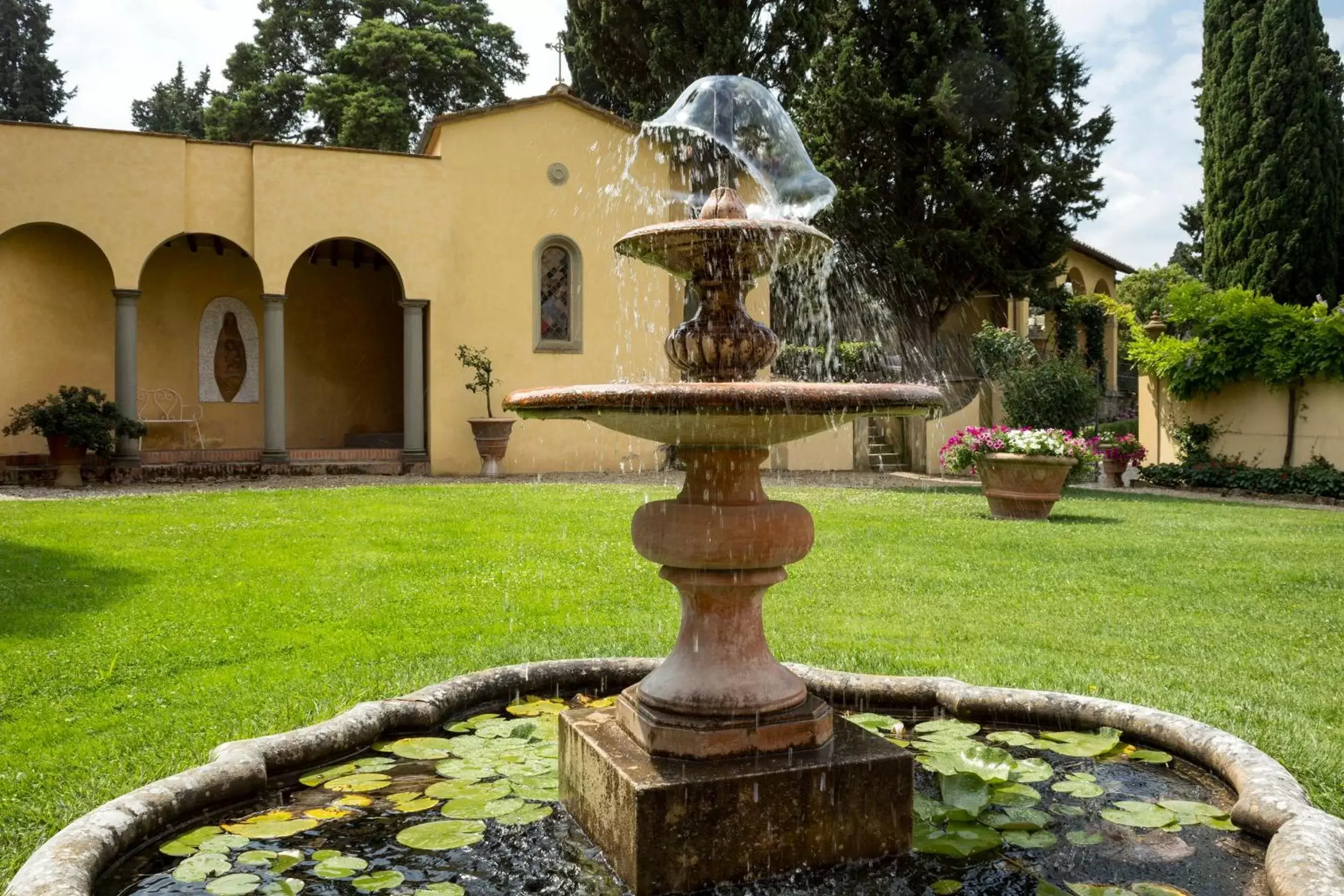 Decorative detail, Garden in Art Hotel Villa Agape