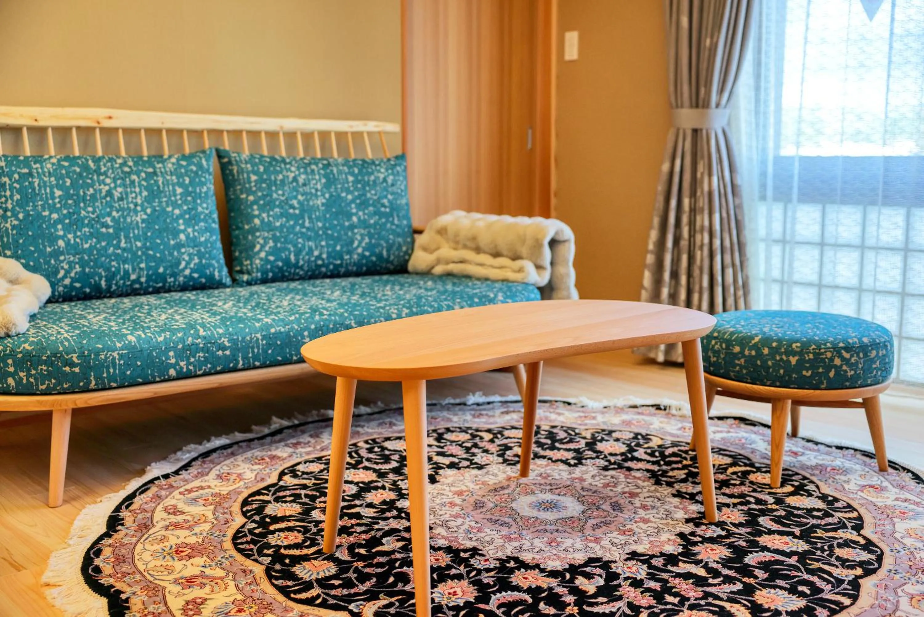 Living room in Honjin Hiranoya Kachoan