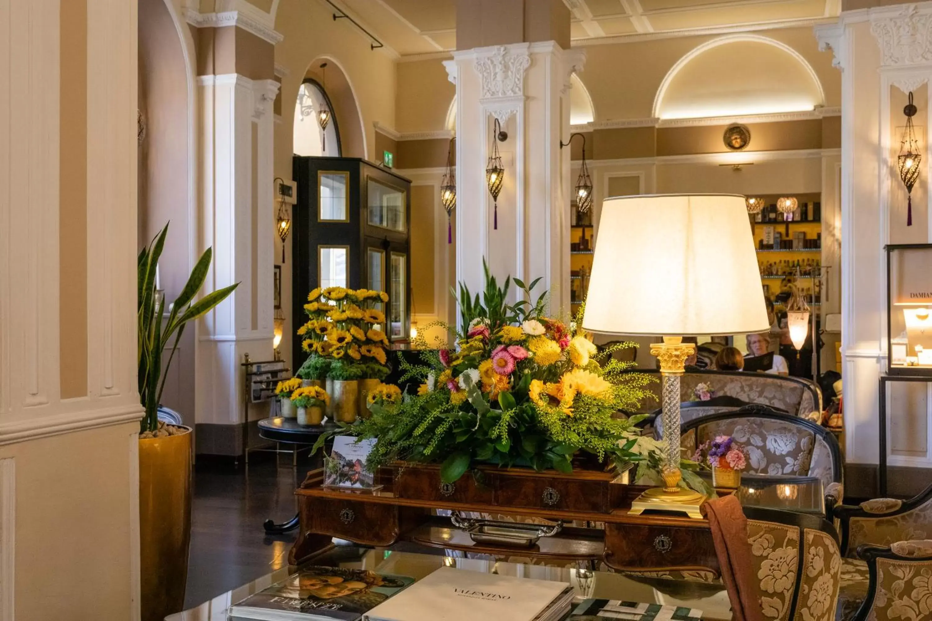 Lobby or reception in Hotel Bernini Palace