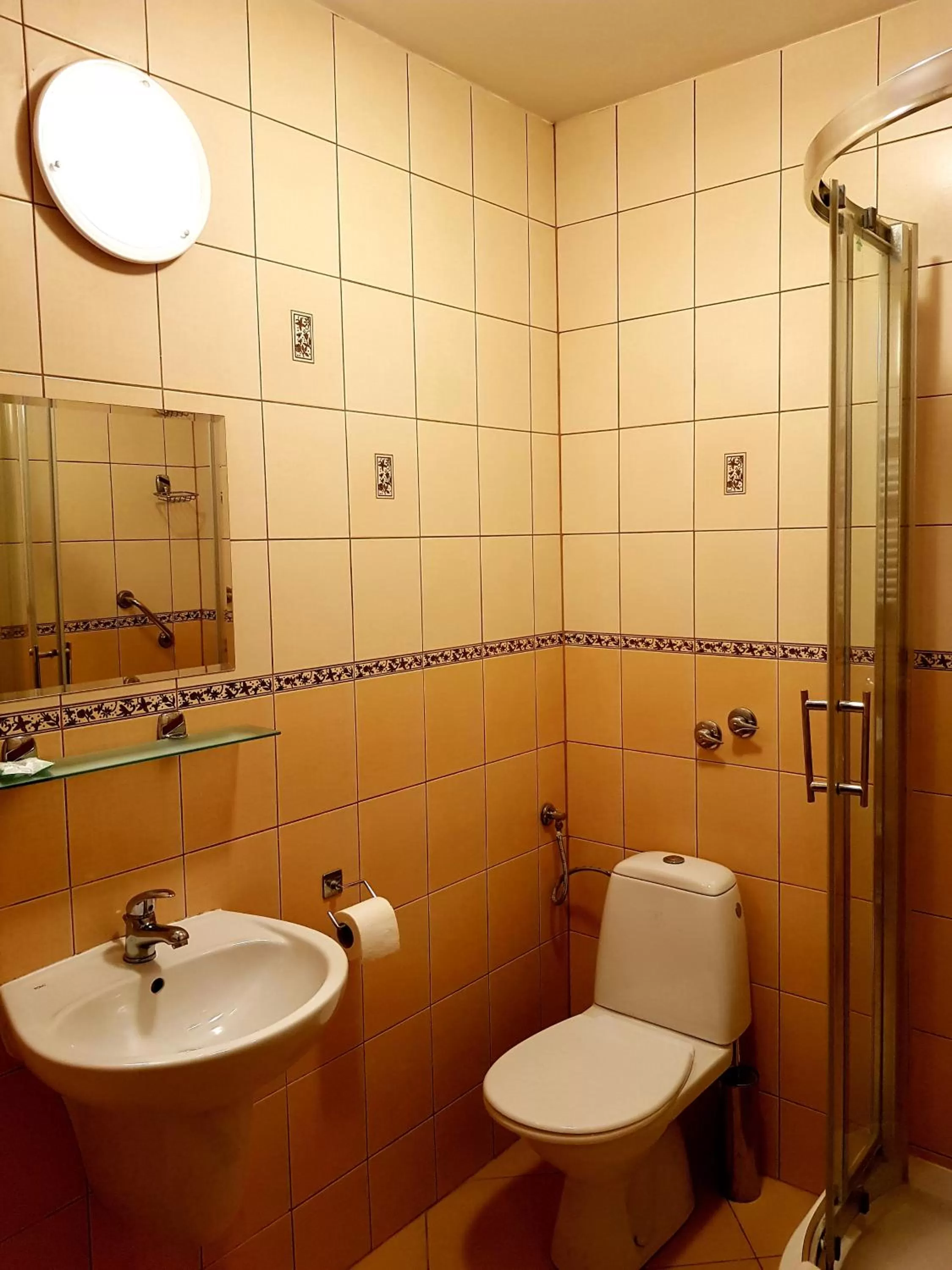 Shower in Hotel Iskra