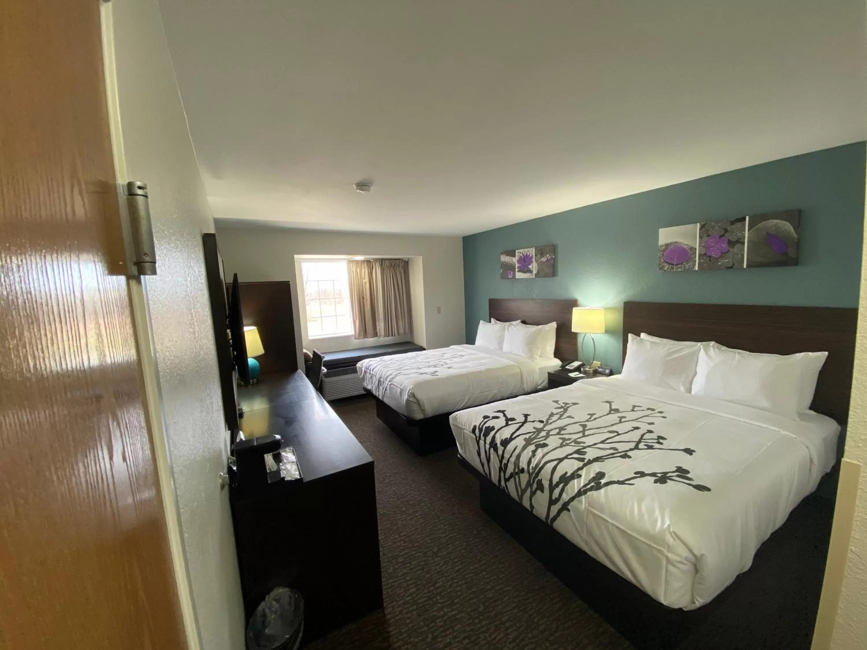 View (from property/room), Bed in Sleep Inn St Robert-Fort Leonard Wood