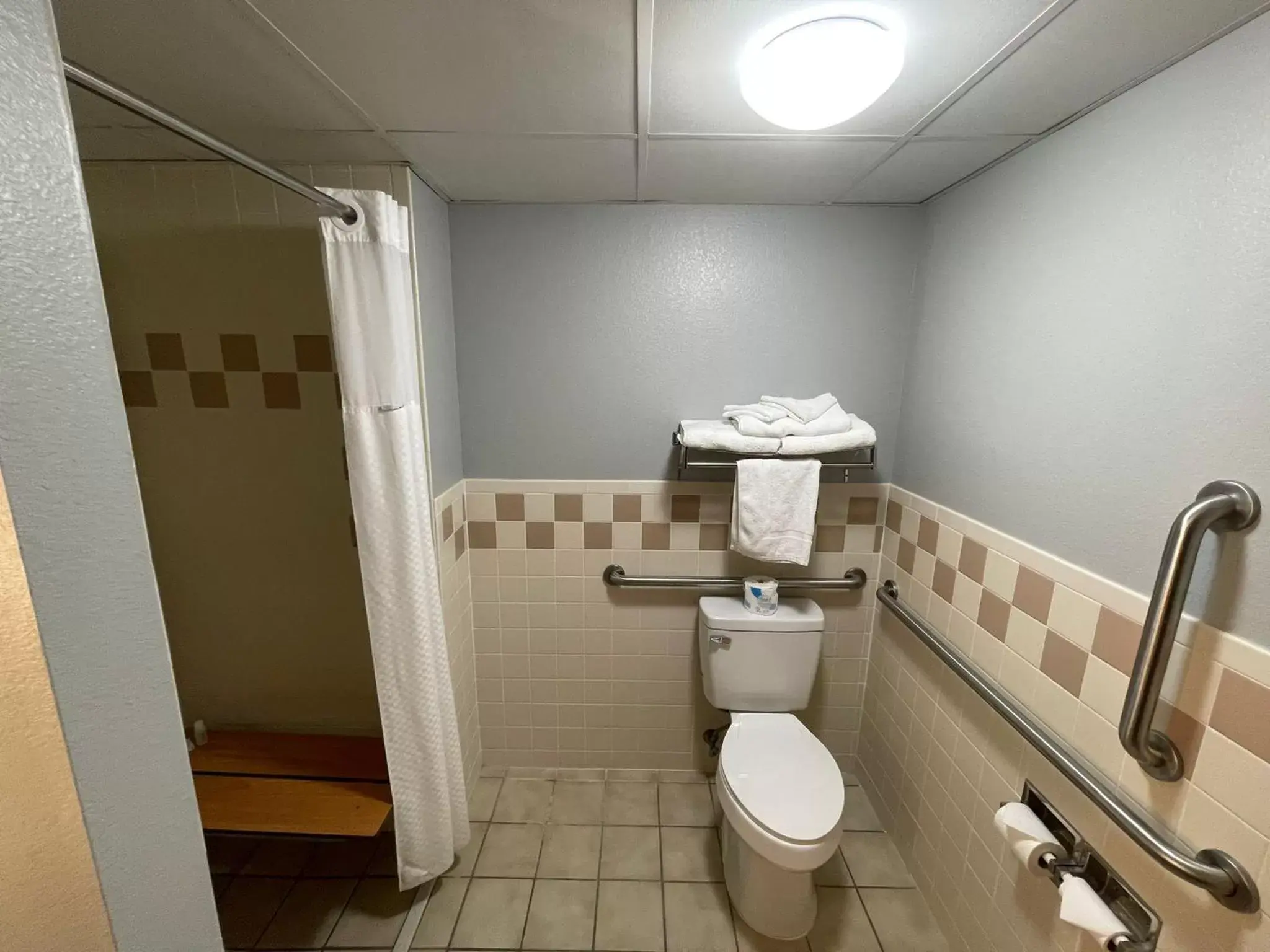 Bathroom in AmericInn by Wyndham Sayre