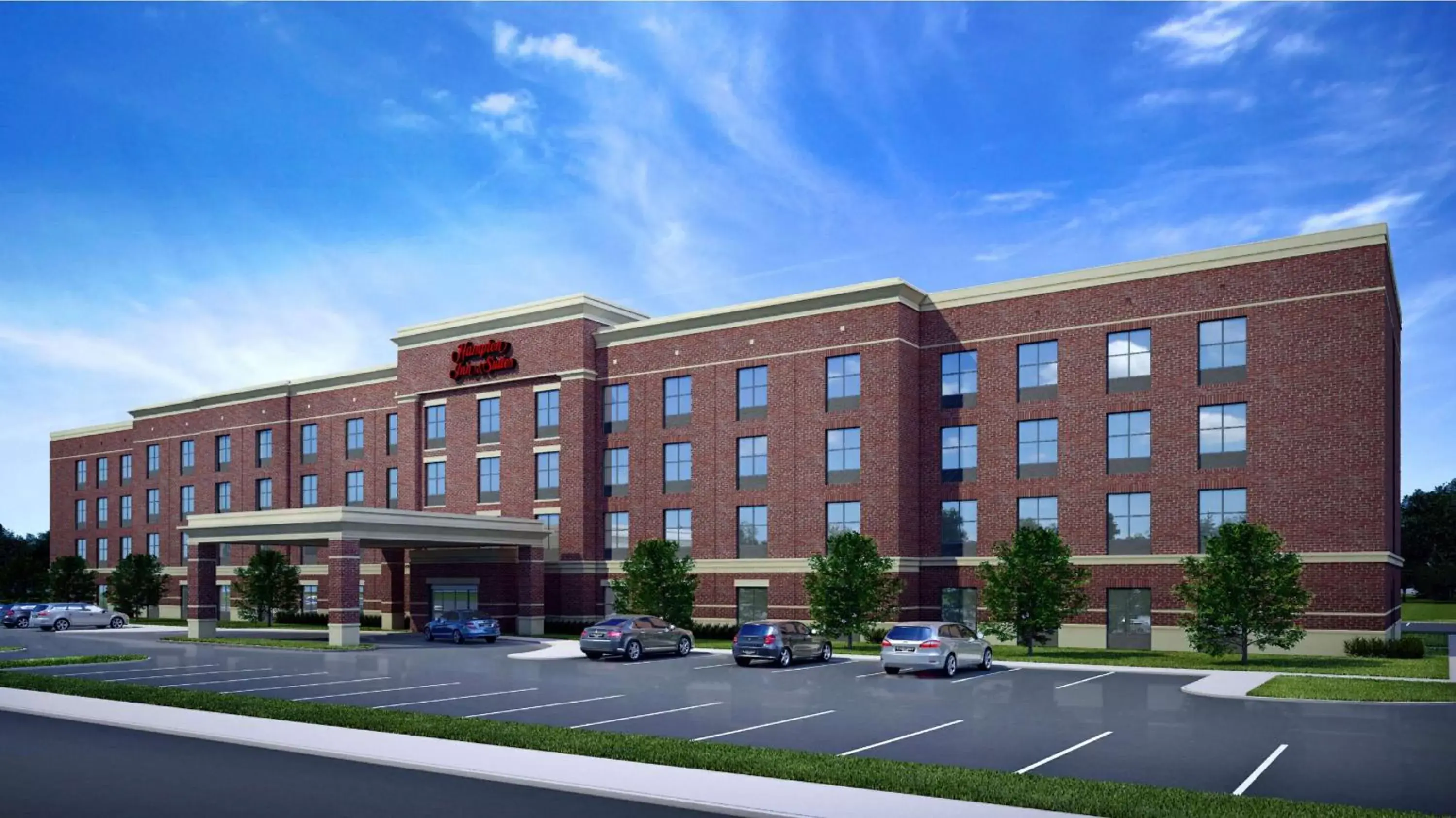 Property building in Hampton Inn & Suites New Albany Columbus Property building in Hampton Inn & Suites New Albany Columbus