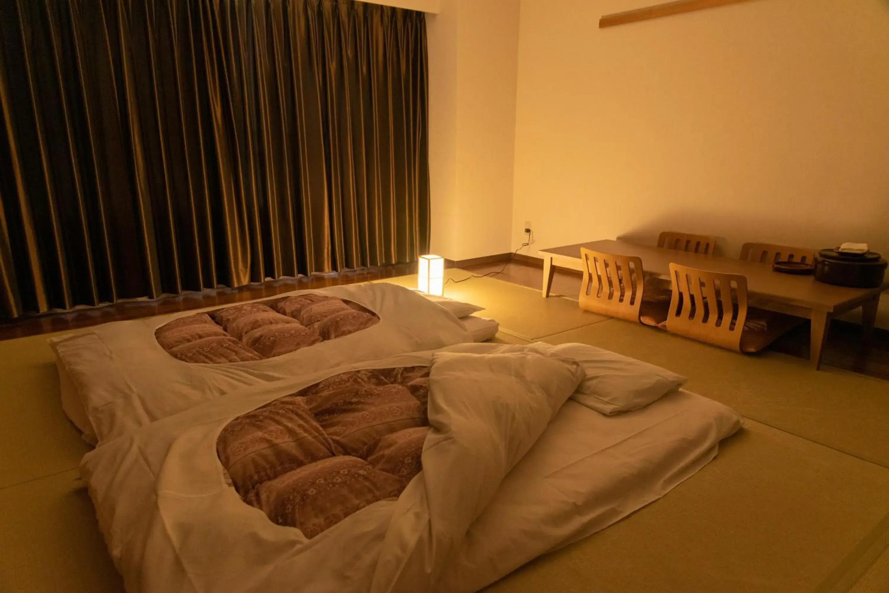 Bed in Yuzawa Toei Hotel Bed in Yuzawa Toei Hotel