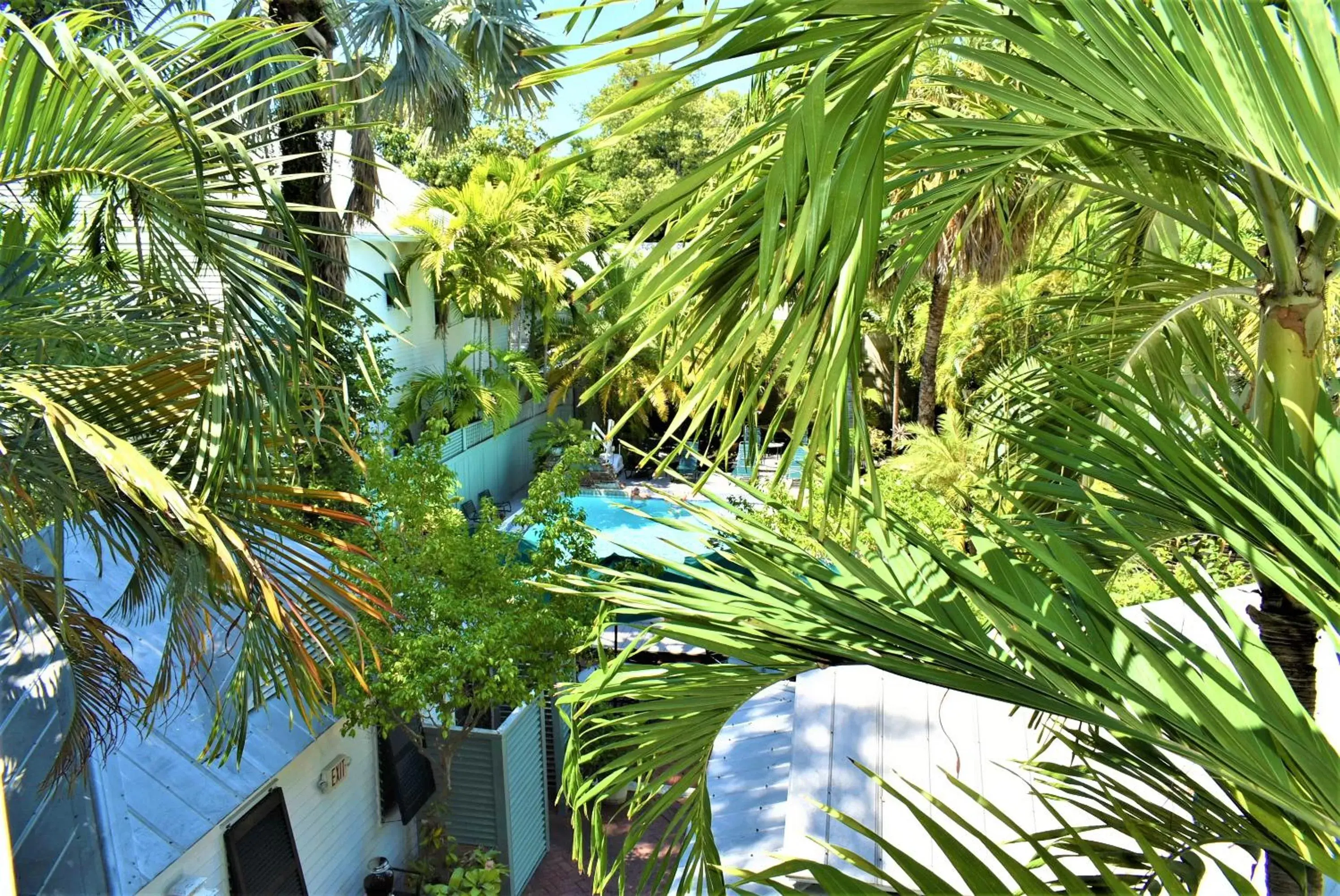 Pool View in Simonton Court Historic Inn & Cottages